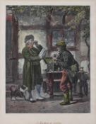 Col. Holzstich19. Jh..Le Marchand de Lunettes.24 x 18,7 cm. Passepartout, vergl. R..€ 15