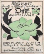 Orlik, EmilAusstellungsplakat "Tübinger Kunst u. Altertums-Verein Orlik Ausstellung 1914".