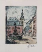 Steib, Josef1898 München - 1957 Cochem/Mosel; deut. Maler und Radierer. Studium an der
