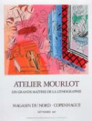 AusstellungsplakatAtelier Mourlot, les grands maître de la lithographie.Mit Farblithografie "Le
