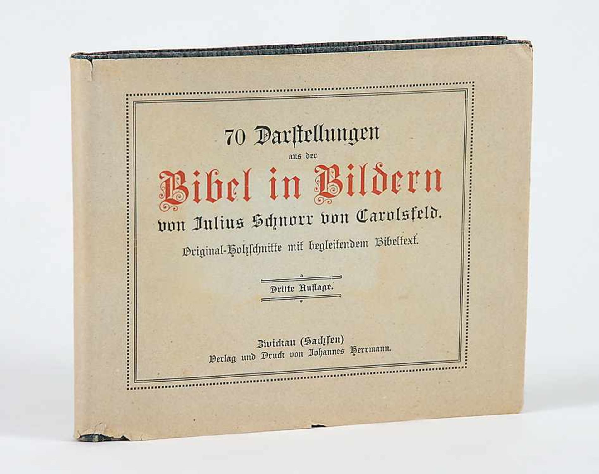 Herrmann, Johannes70 Darstellungen aus der Bibel in Bildern mit orig. Holzschnitten von Julius