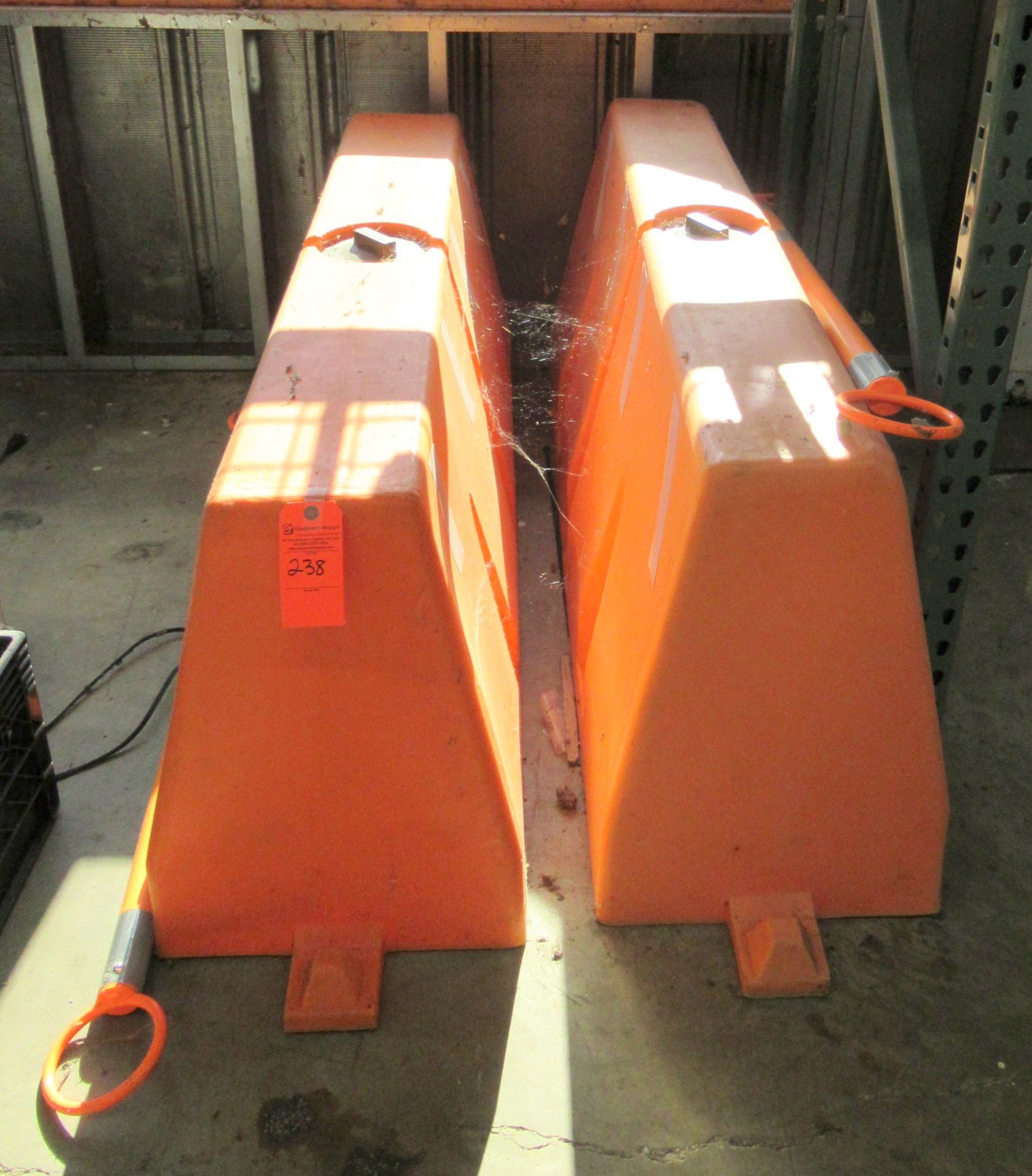 Uline H-4583 Safety Barricades 60" x 16" x 24"