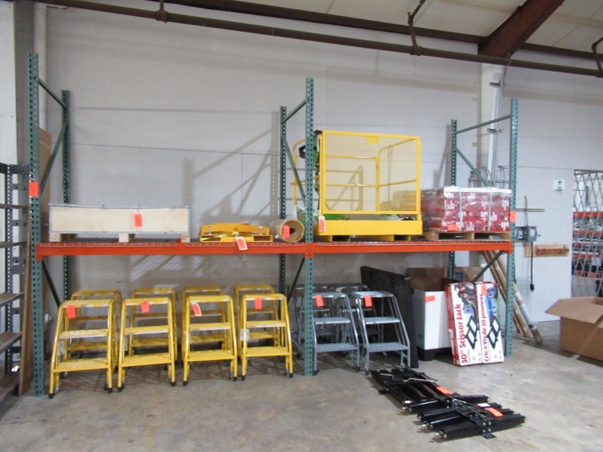 Uline Pallet Racking 48" 2 Sections