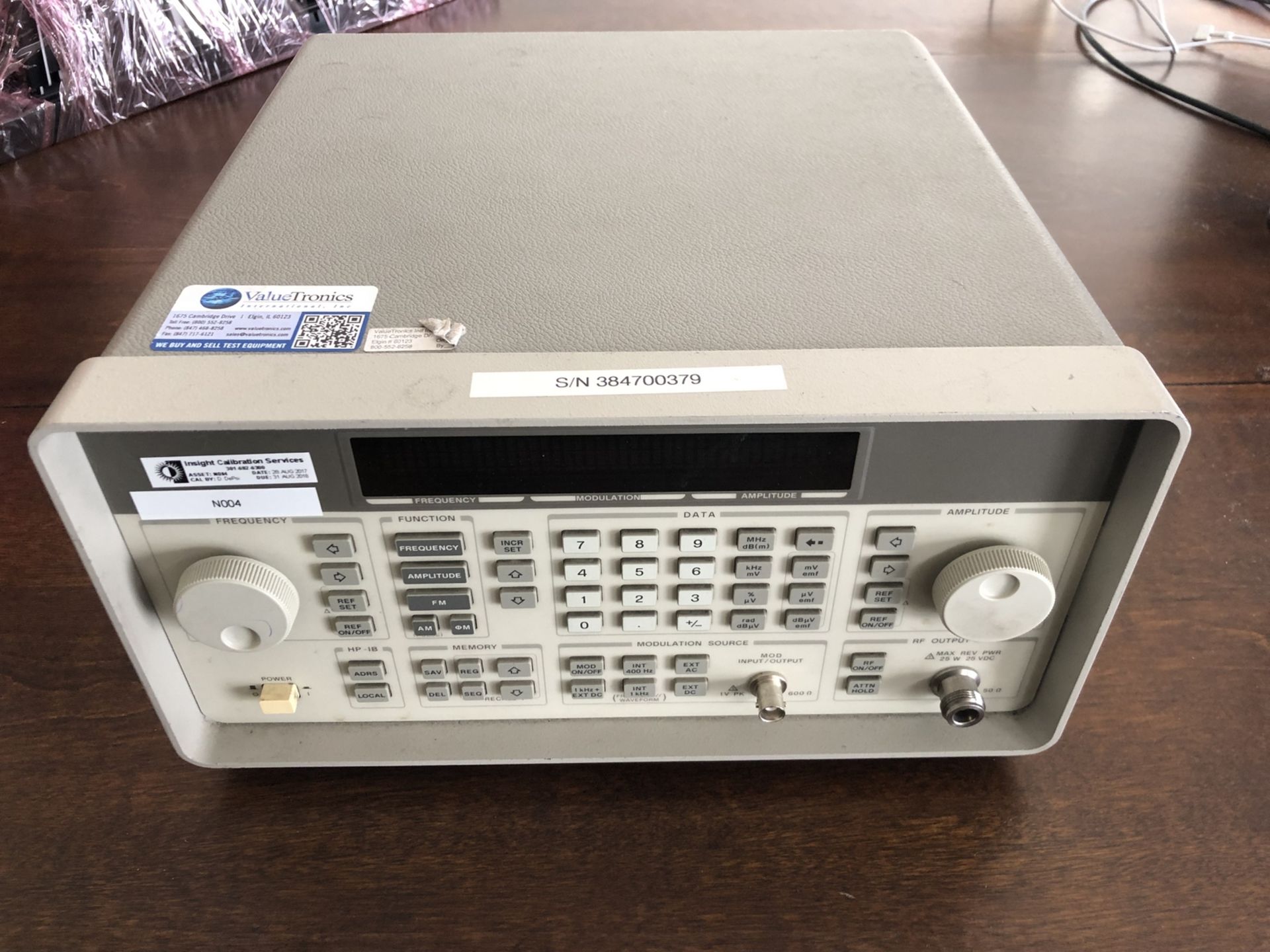 Hewlett Packard 8648D Signal Generator