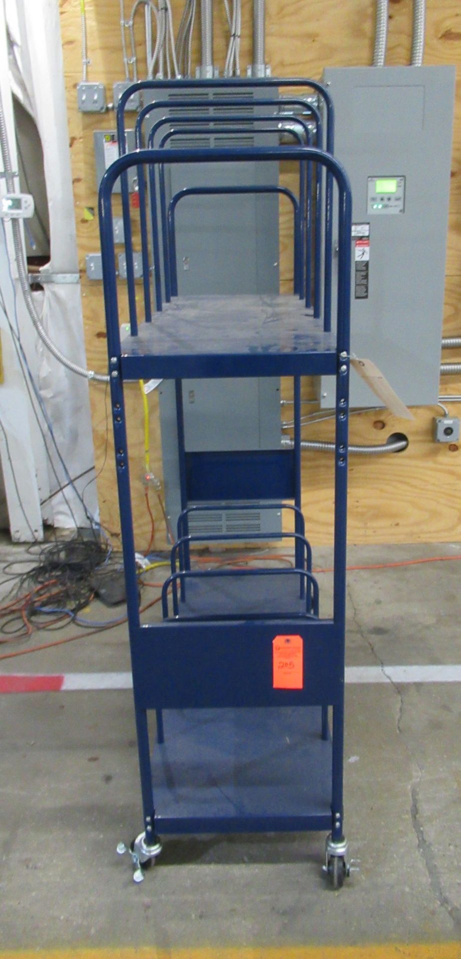 Blue Steel Shipping Cart 18" W x 51" L x 67" H