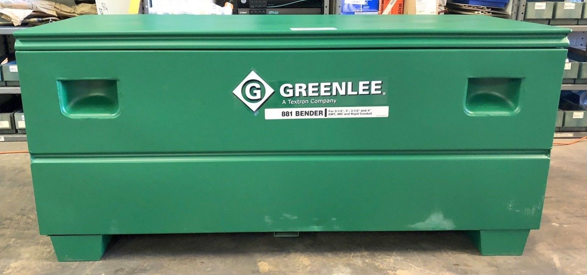 Greenlee 2460 23363 Storage Chest Box 24" X 60" X 24" Heavy Duty Steal Locking