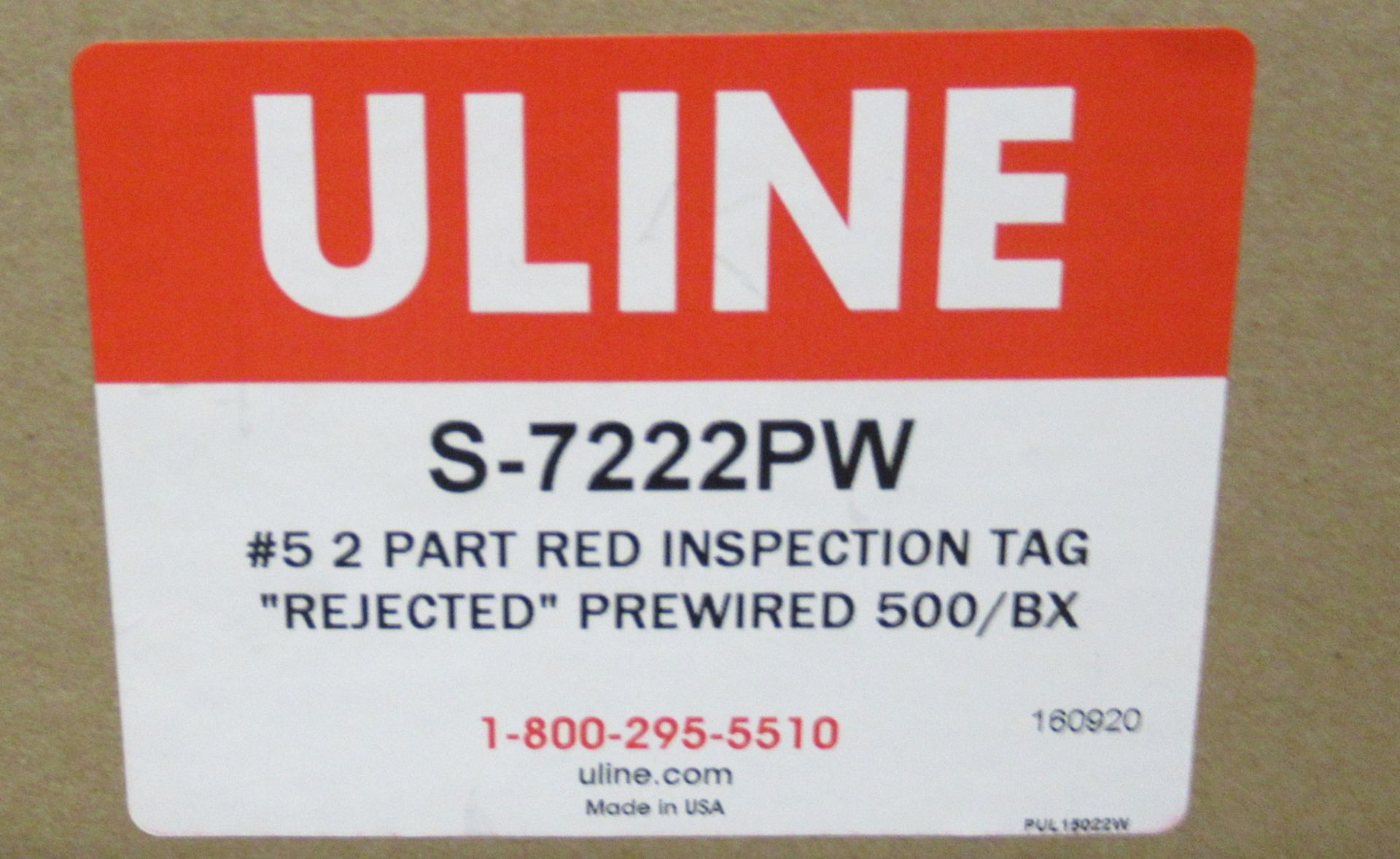 Uline Shipping Shipping Tags, Inspection Tags, Inventory Tags, and Assorted Bags in Different Sizes - Image 3 of 6
