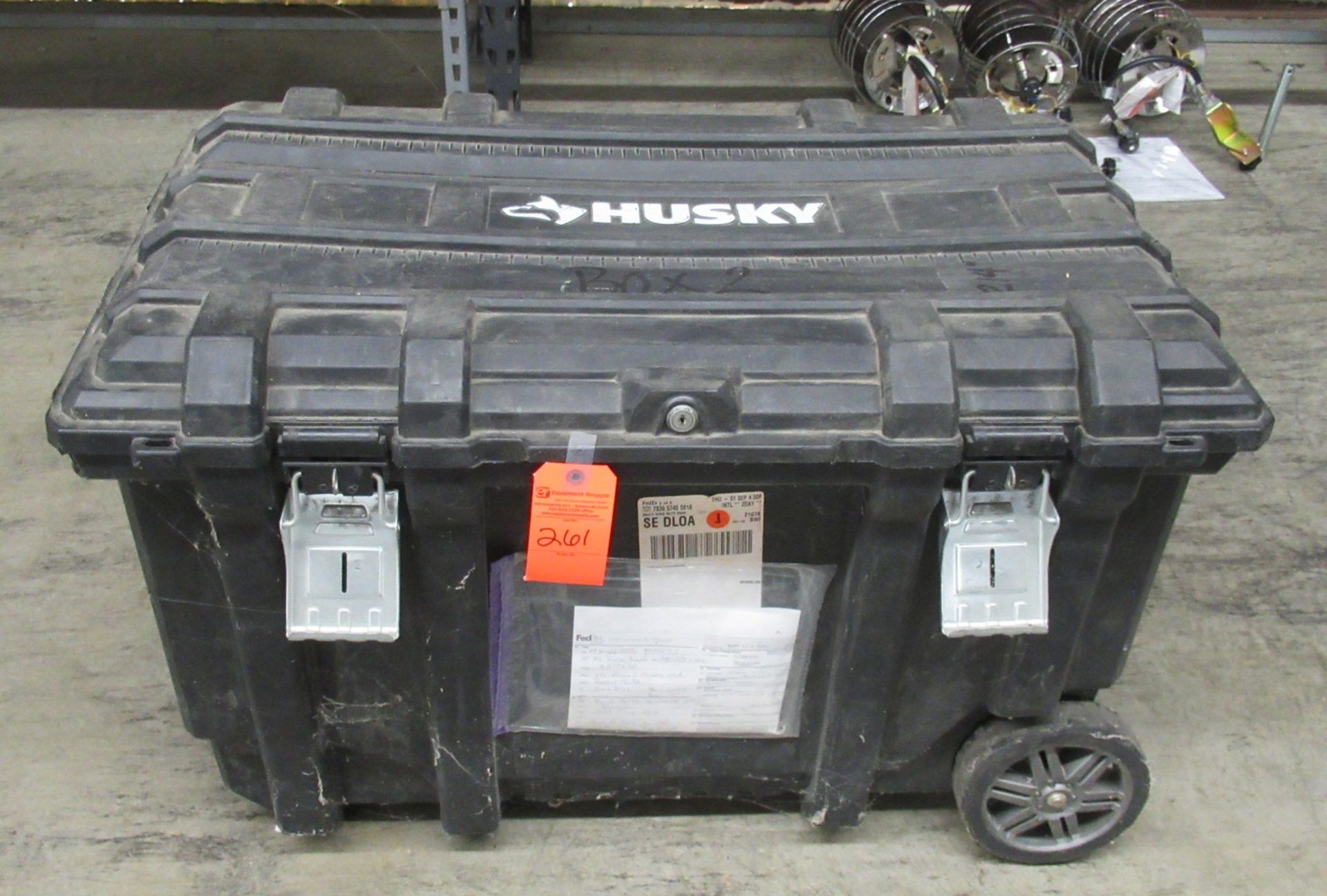 Husky Wheeled Storage Box 37" x 23" x 23"