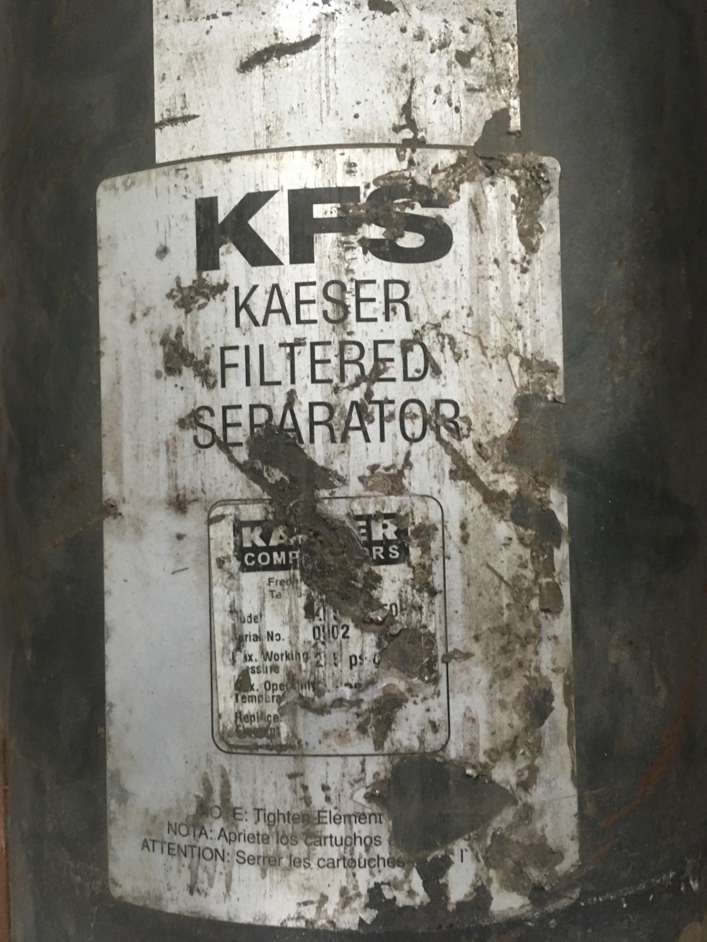 Lot of (3) Kaeser Filters - Image 2 of 5