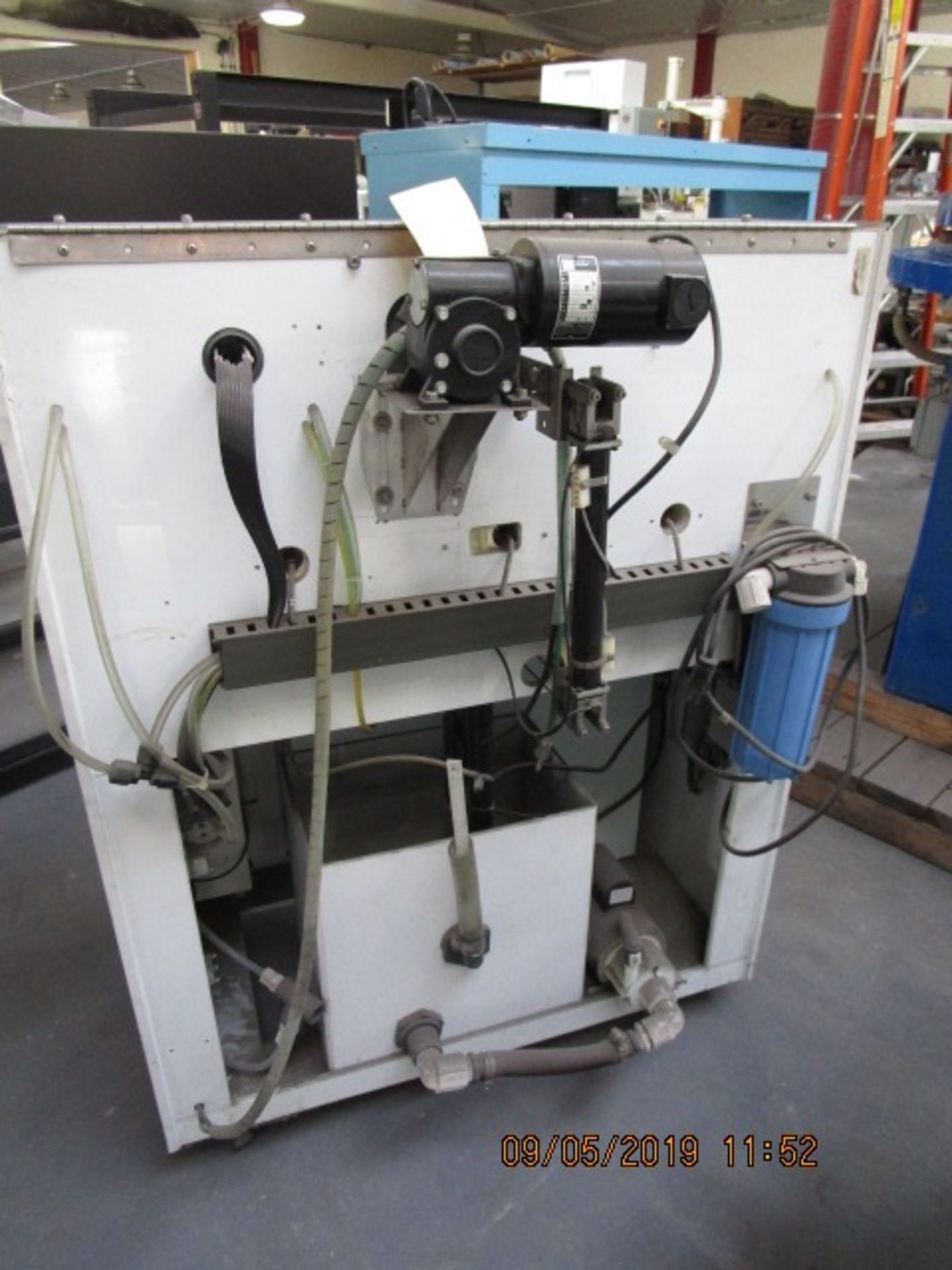 57 - OLIVER DESIGN 95MM DISK SCRUBBING MACHINE, DIMS 48X36X60" - SAN CARLOS - Image 10 of 12