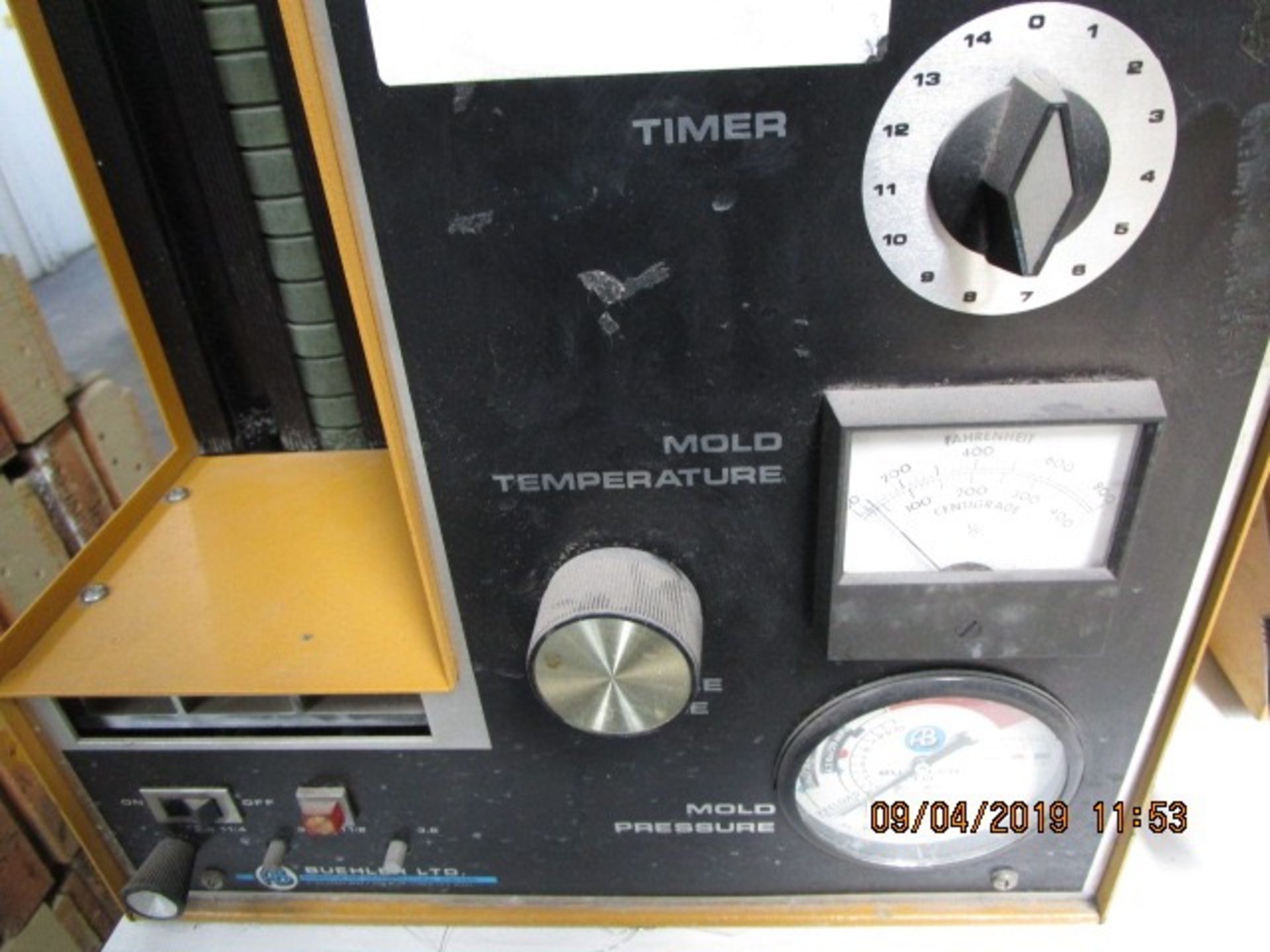 42 - BUEHLER 20-1350-115 SPEED PRESS II, 115V, 50HZ, 6A, SN 336-SPT-238 - SAN CARLOS - Image 3 of 8