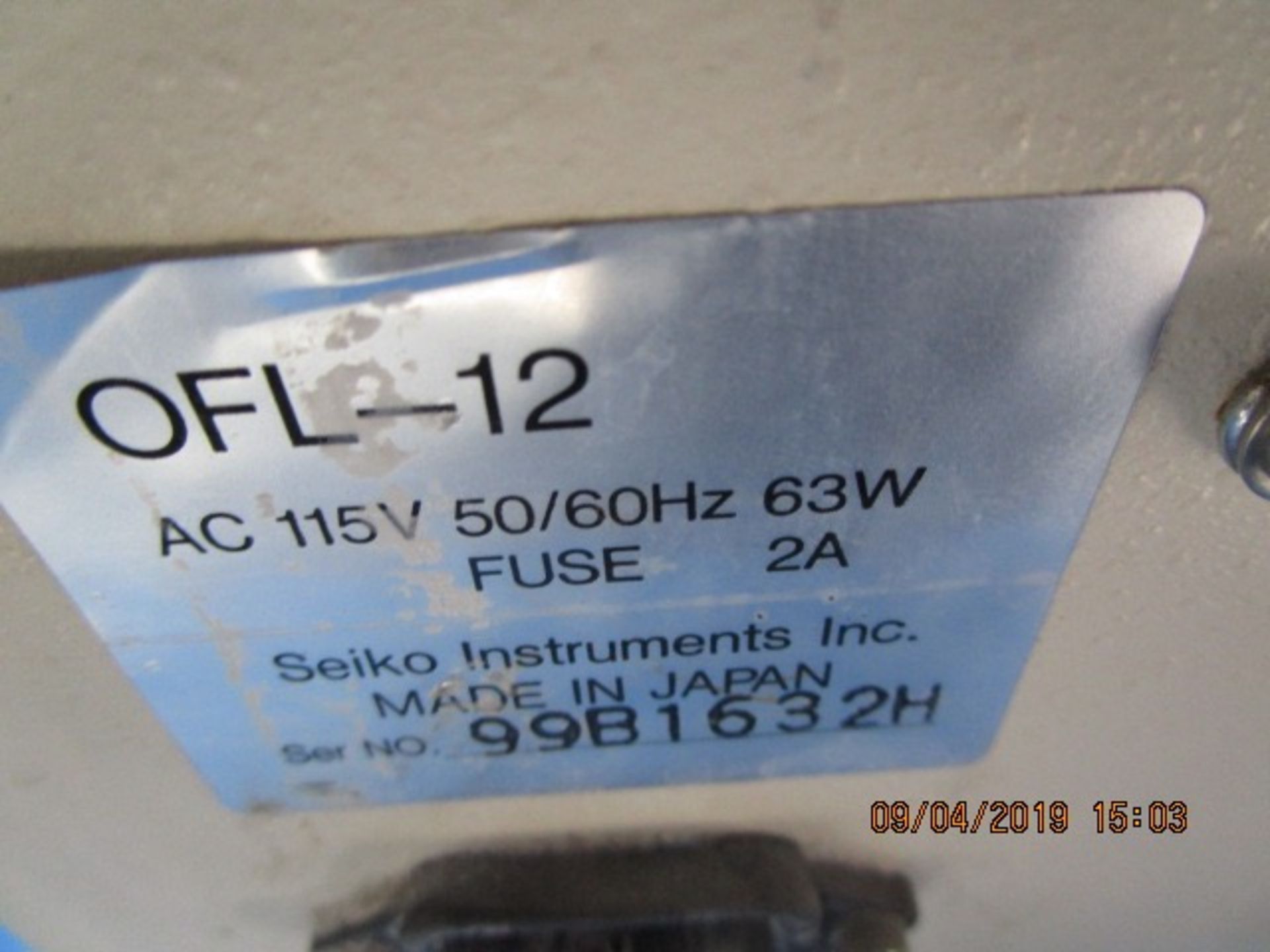 52 - SEIKO INSTRUMENTS SII OFL-12 FIBER POLISHER, SN 99B1632H - Image 6 of 6