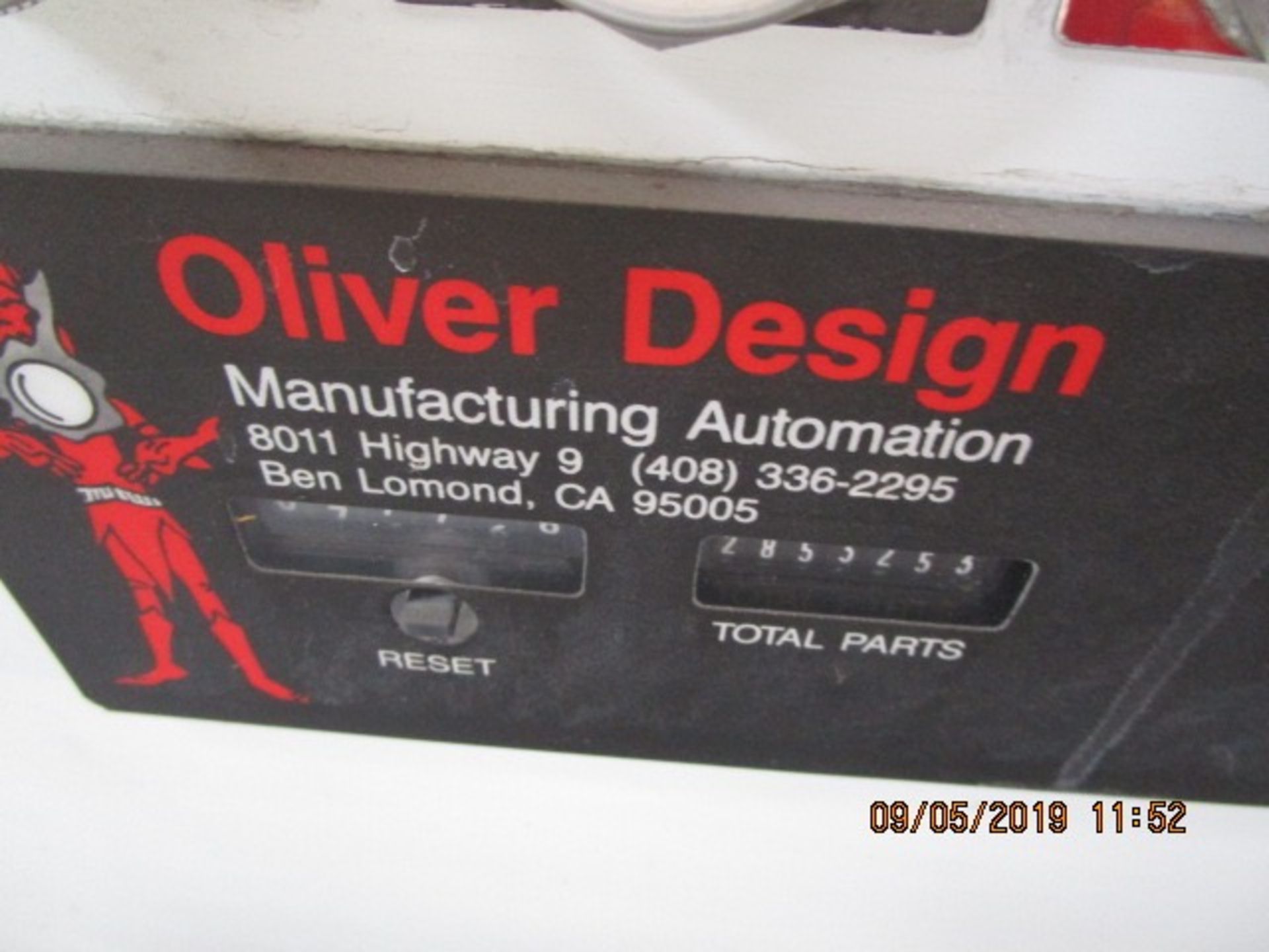 57 - OLIVER DESIGN 95MM DISK SCRUBBING MACHINE, DIMS 48X36X60" - SAN CARLOS - Image 12 of 12