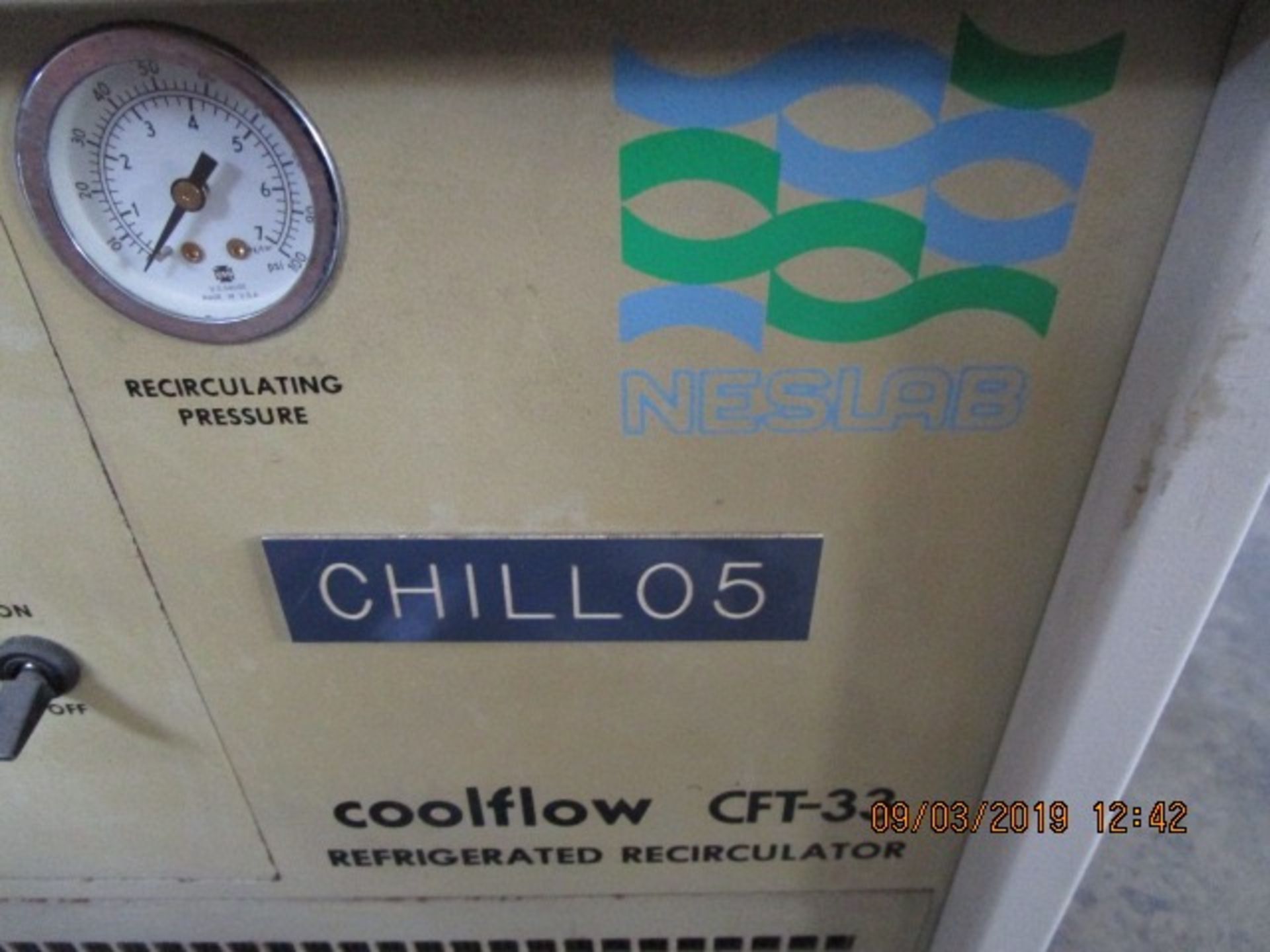 33 - NESLAB COOLFLOW CFT-33 RECIRCULATOR CHILLER, 115V, DIMS 24X36X36" - Image 7 of 7