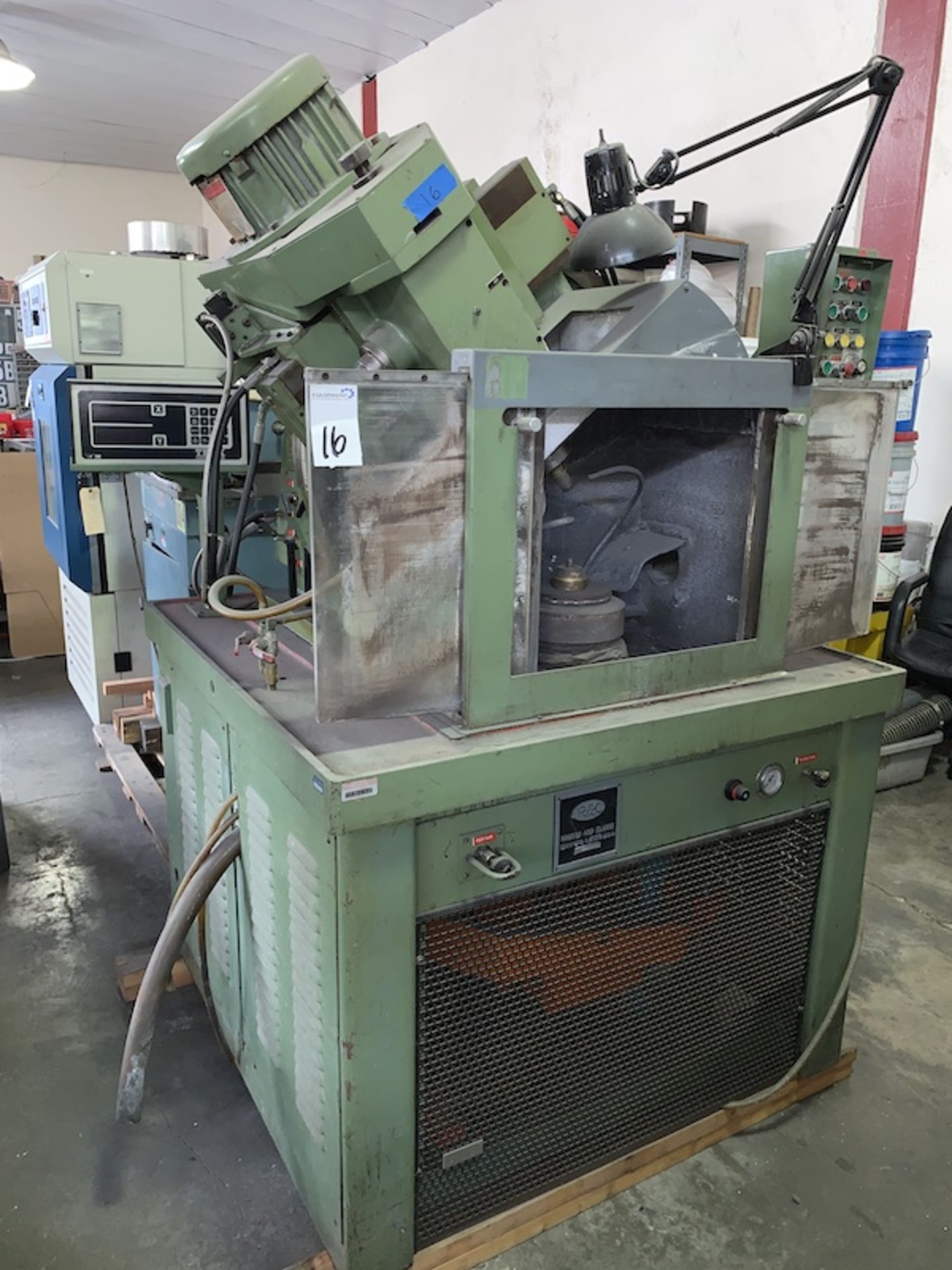 16 - ROGERS & CLARKE G300 -12" CAPACITY - GLASS GRINDER GENERATOR-TRAK DIGITAL READOUT - Image 2 of 23