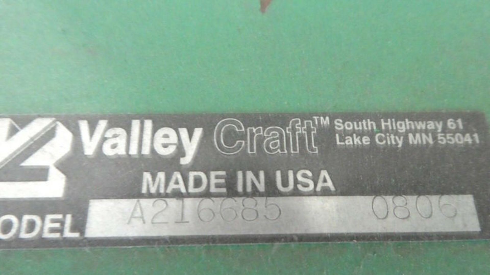 Valley Craft 800lb Cap Drum Hoist Model A2166850806 - Gilroy - Image 5 of 5