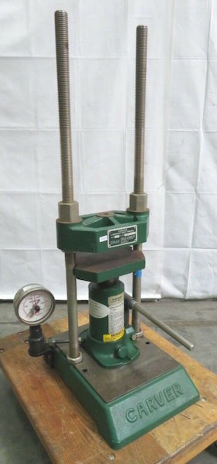 Fred S. Carver model C Manual Laboratory Press 12-Ton - Gilroy