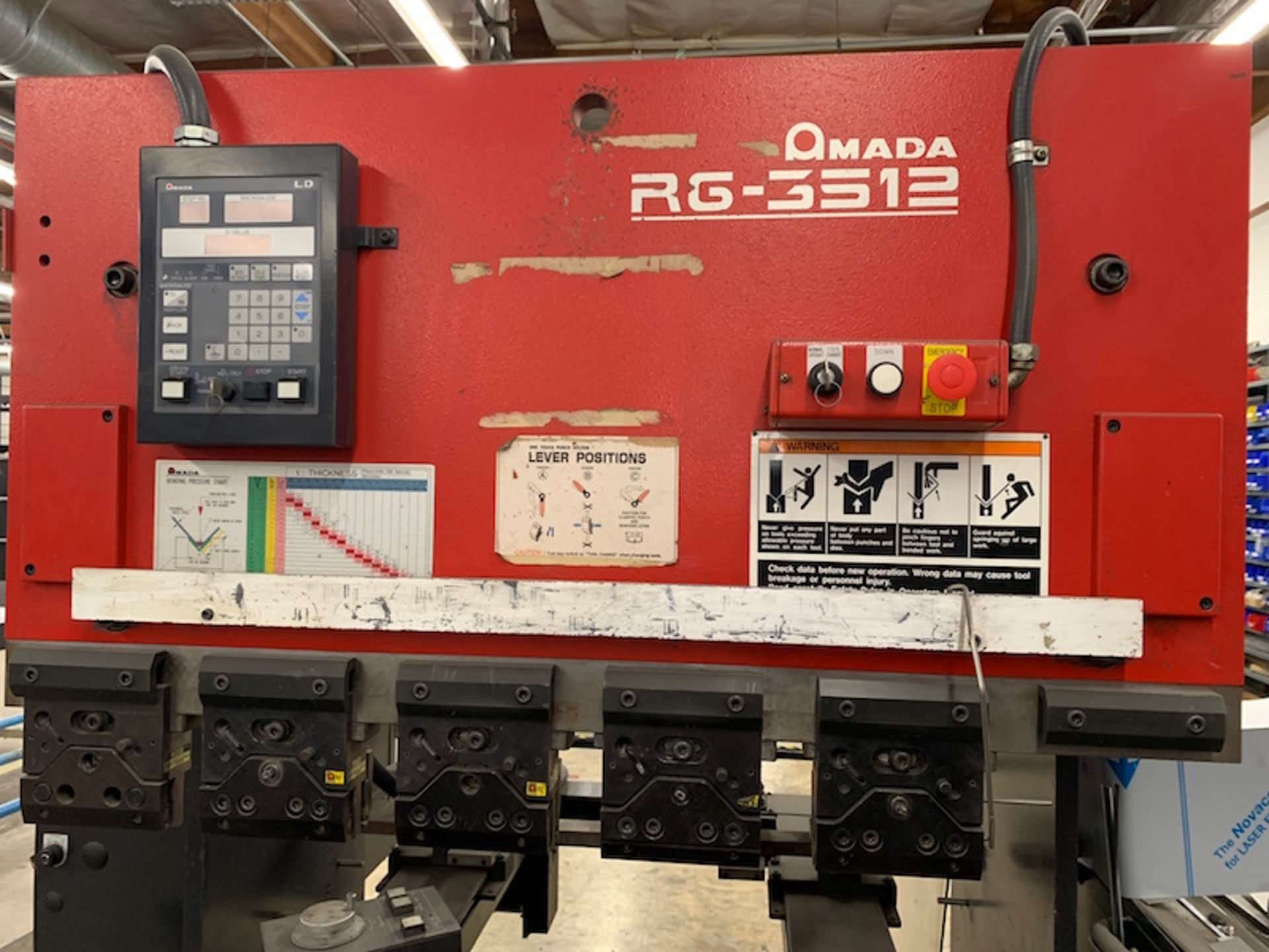 (1999) AMADA RG 3512 35 Ton Press Brake - Image 2 of 12