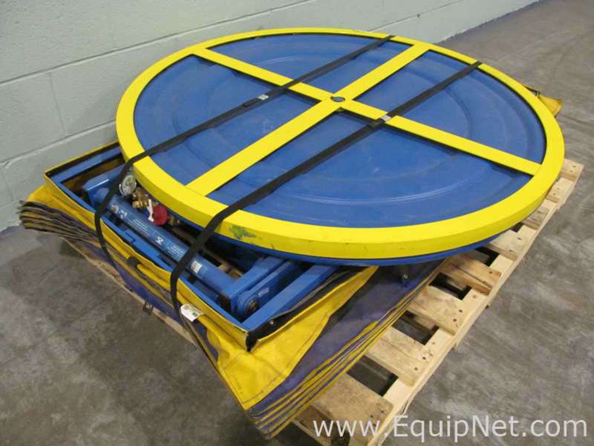 Bishamon EZ Loader 45 Inch Pneumatic Self-Leveling Pallet Carousel Positioner - Image 3 of 8