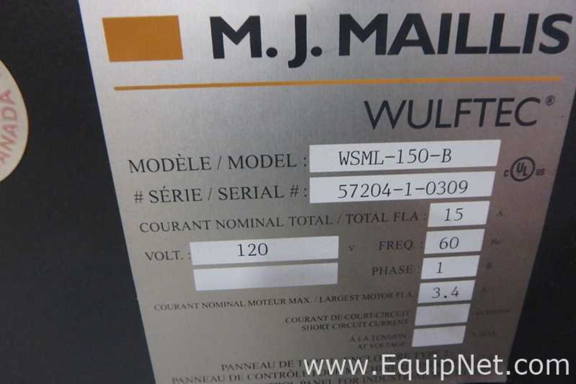 MJ Maillis Wulftec WSML-150-B Pallet Wrapper - Image 7 of 7