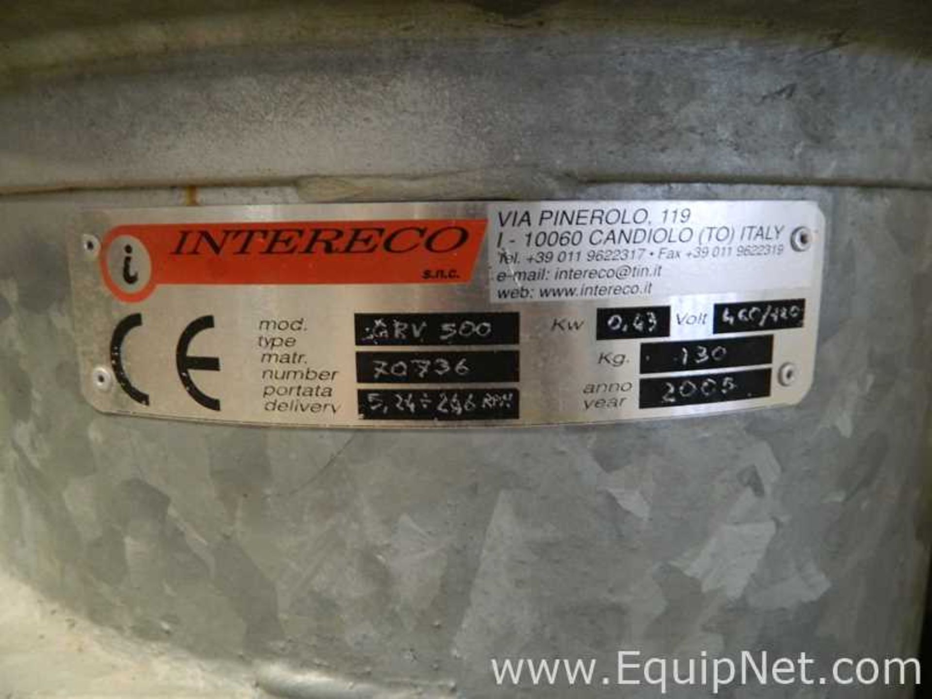 Intereco EDOM 500 Belt Press - Image 4 of 8