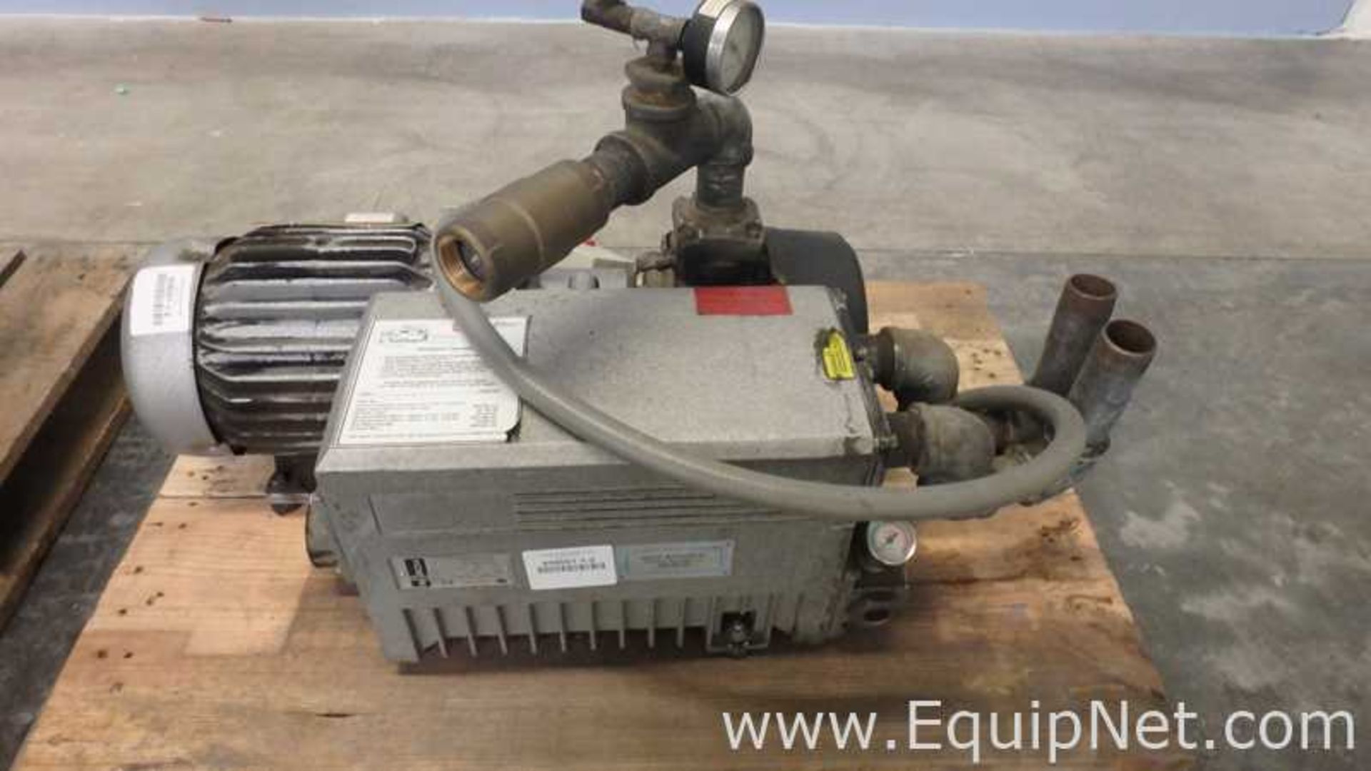 Busch RC0063.E506.1001 Vacuum Pump with Manchester 80Gals Air Storage Tank - Image 8 of 13