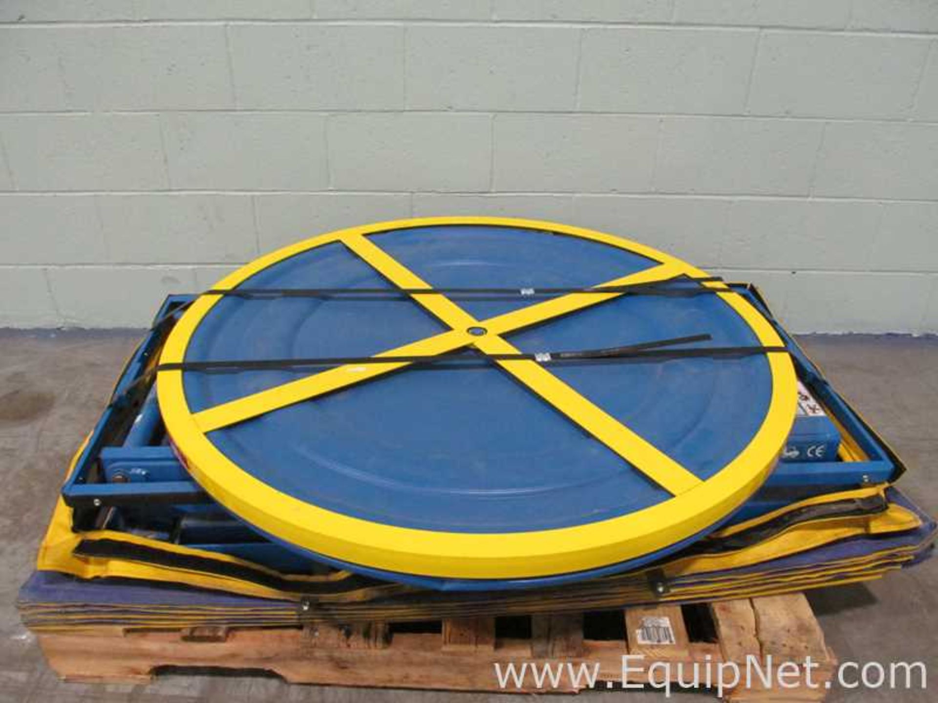 Bishamon EZ Loader 45 Inch Pneumatic Self-Leveling Pallet Carousel Positioner