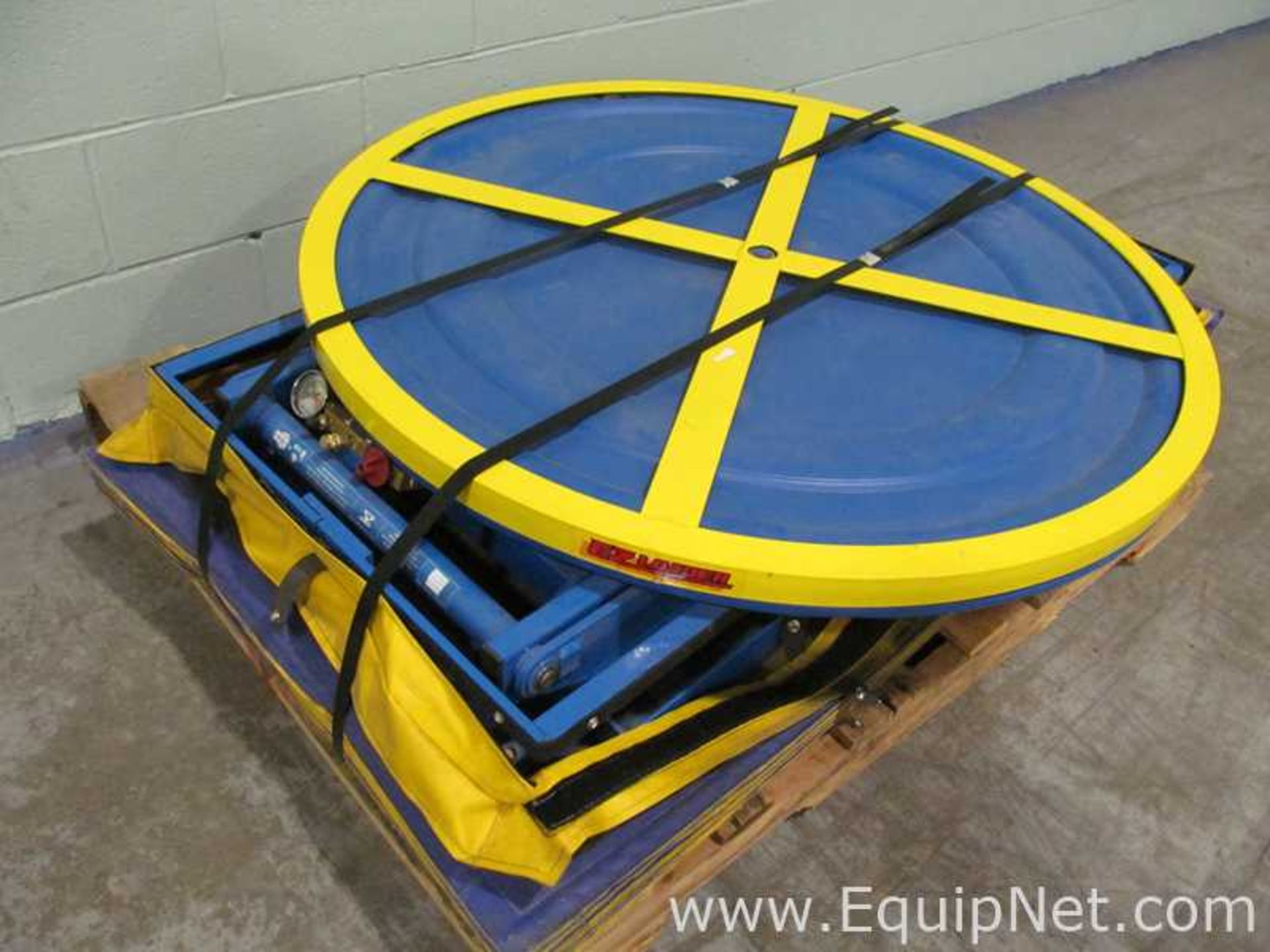 Bishamon EZ Loader 45 Inch Pneumatic Self-Leveling Pallet Carousel Positioner - Image 3 of 8