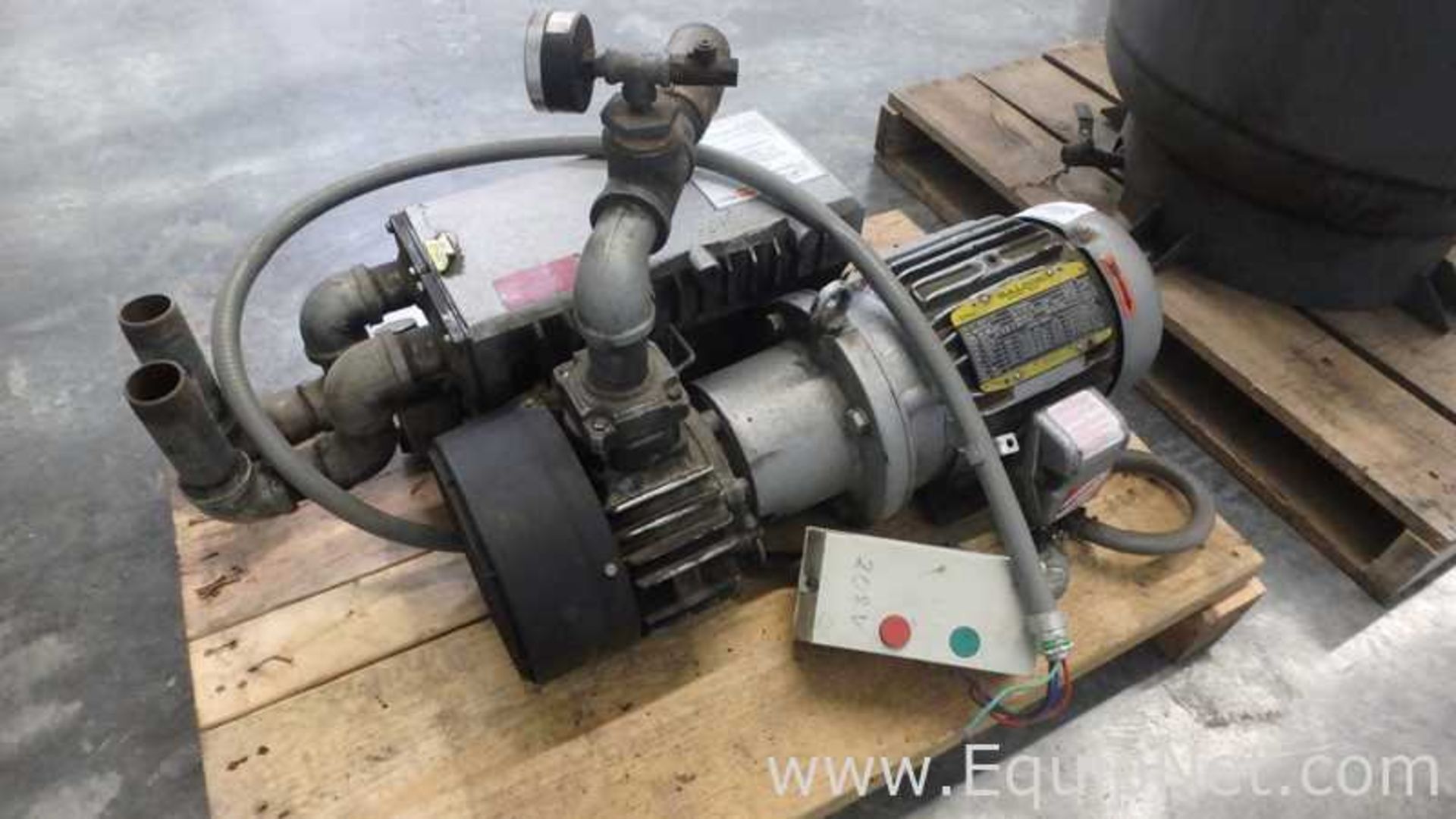 Busch RC0063.E506.1001 Vacuum Pump with Manchester 80Gals Air Storage Tank - Image 10 of 13