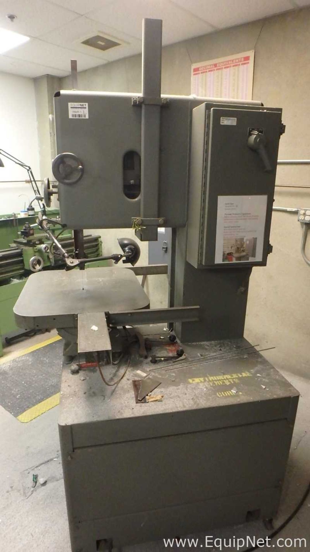 Grob Inc 4V-18 Vertical Band Saw - Image 3 of 5