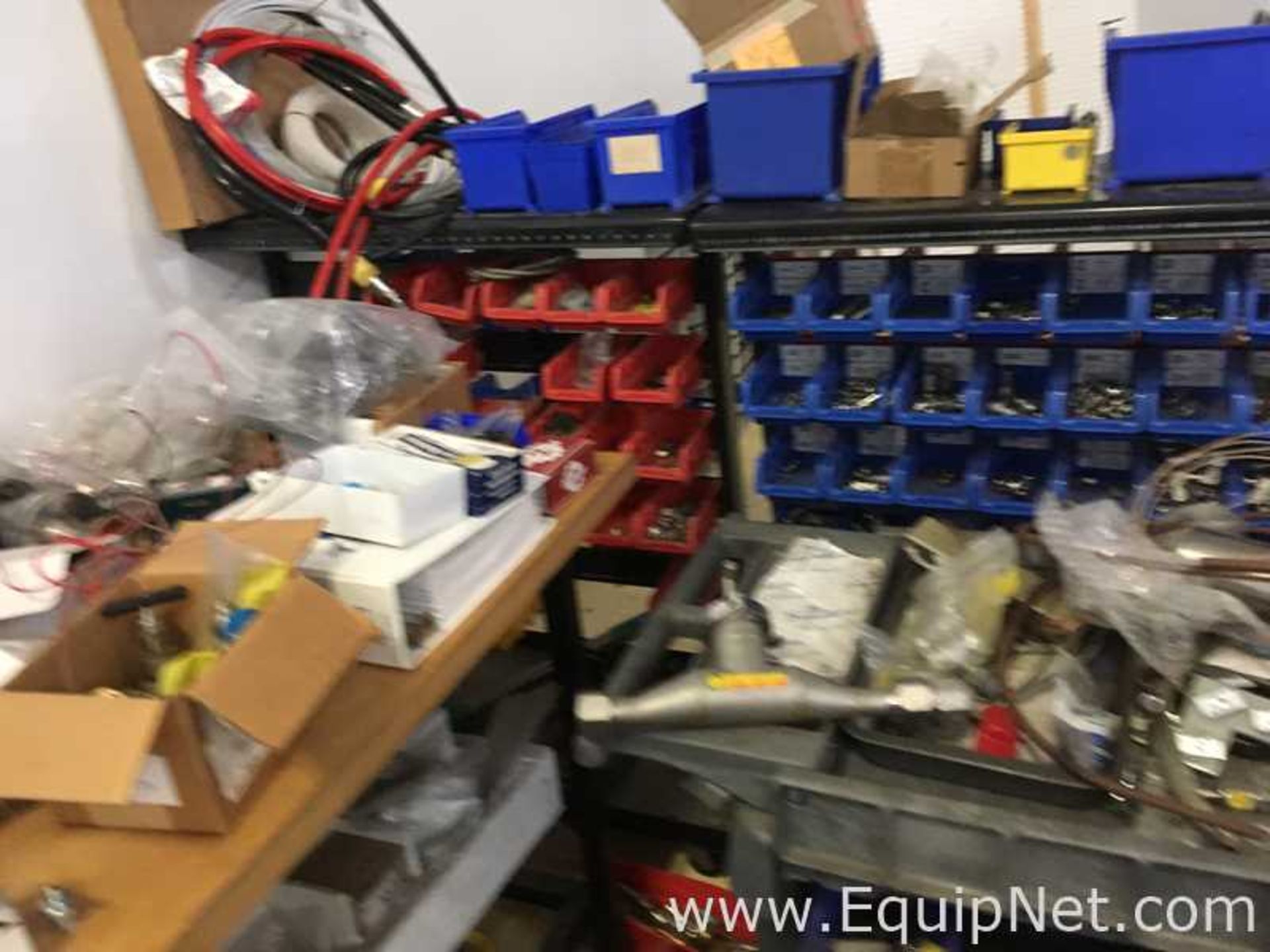 Large Lot of MRO Parts with Benches and Cabinets - Image 12 of 20