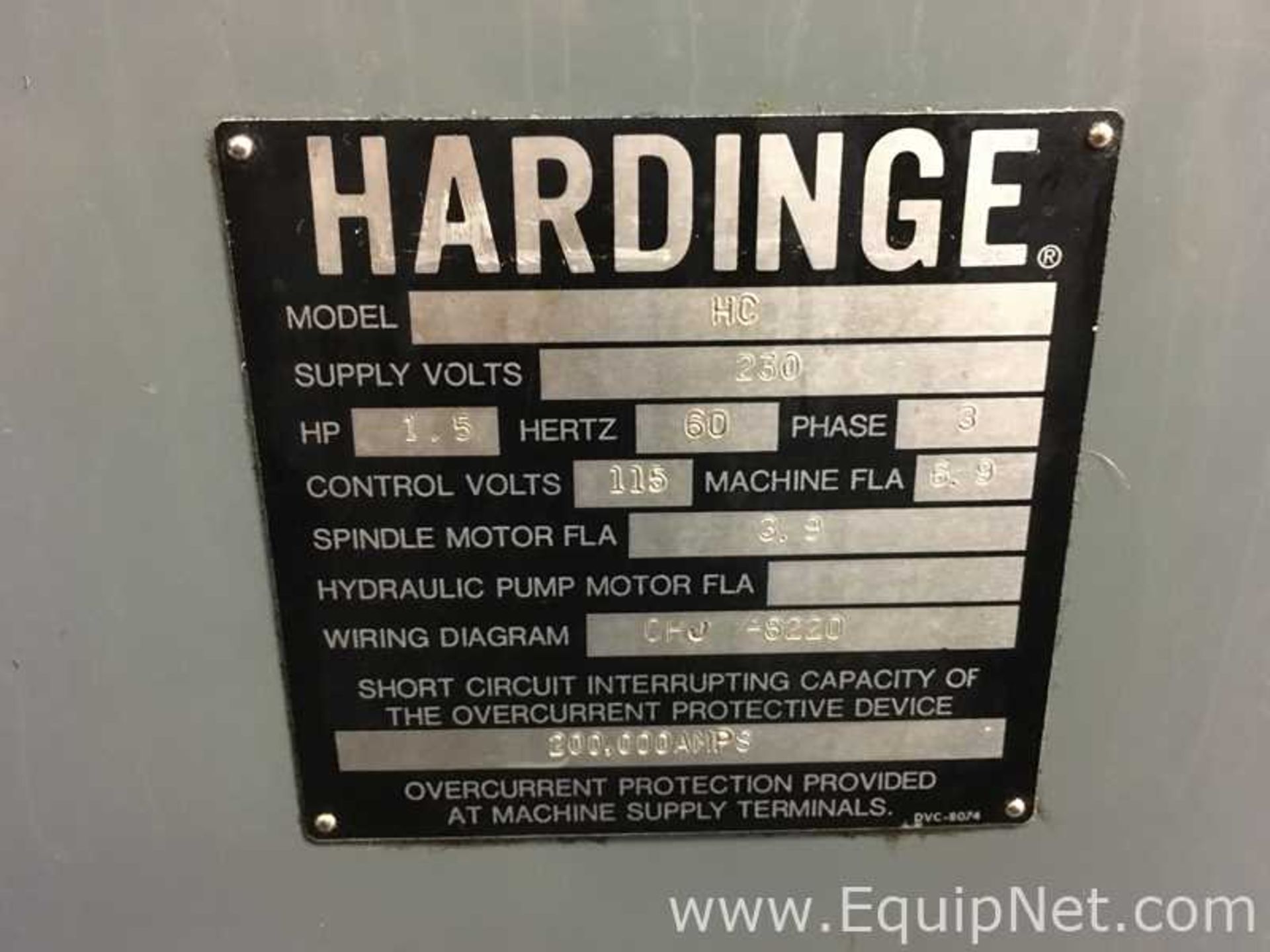 Hardinge HC Lathe - Image 8 of 9