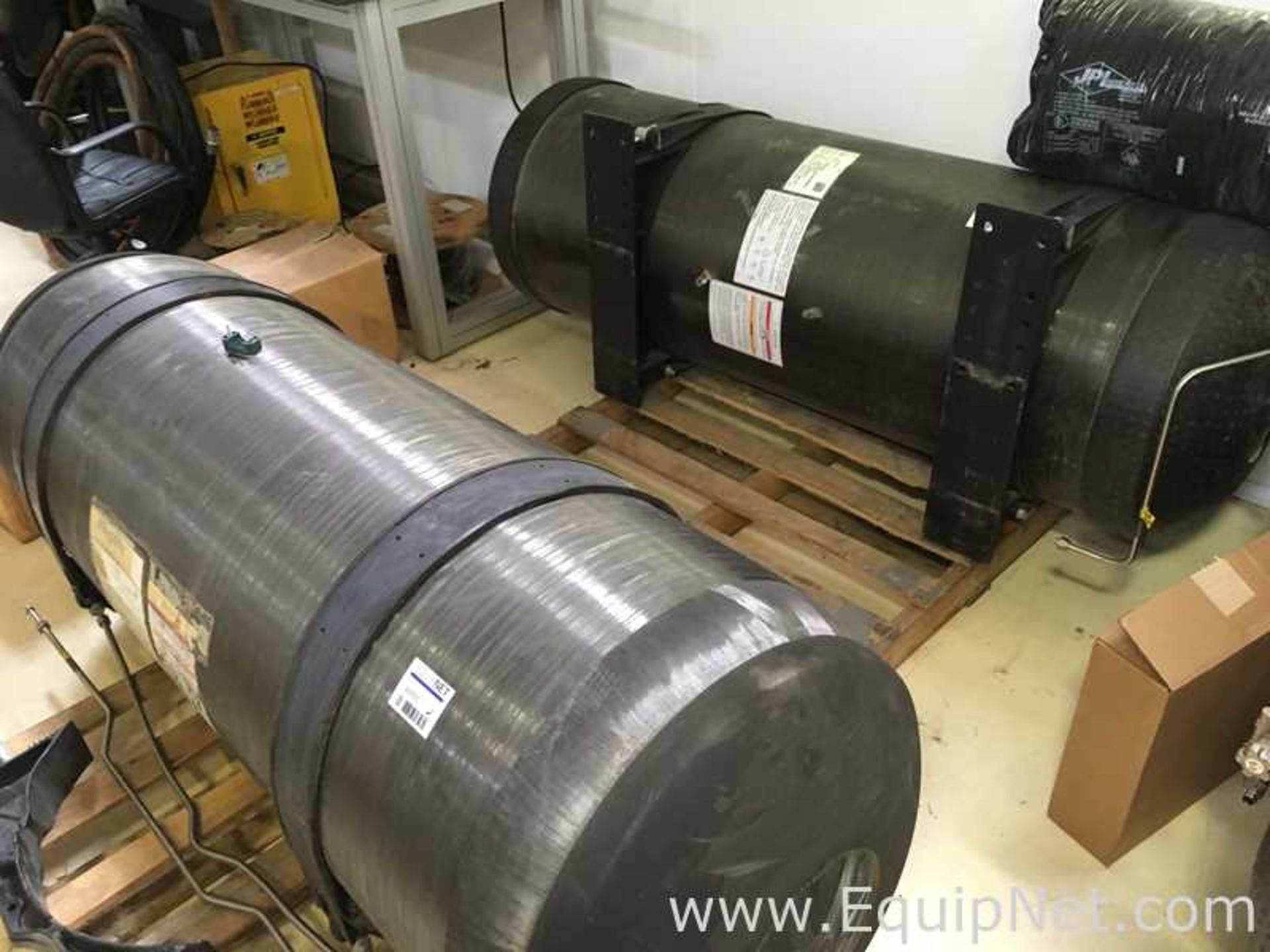 Lot of 2 Quantum 534 Liter High Pressure Lightweight CNG Type IV Cylinder