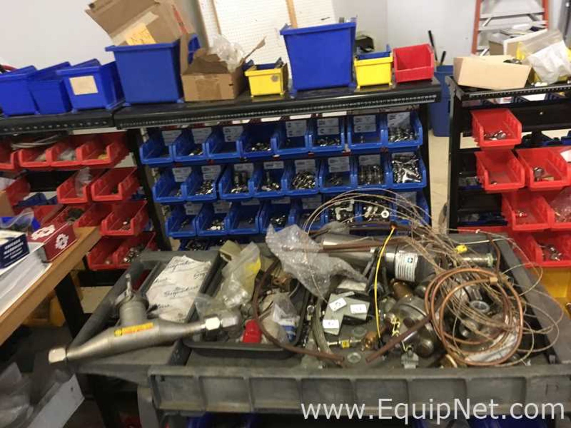 Large Lot of MRO Parts with Benches and Cabinets - Image 13 of 20