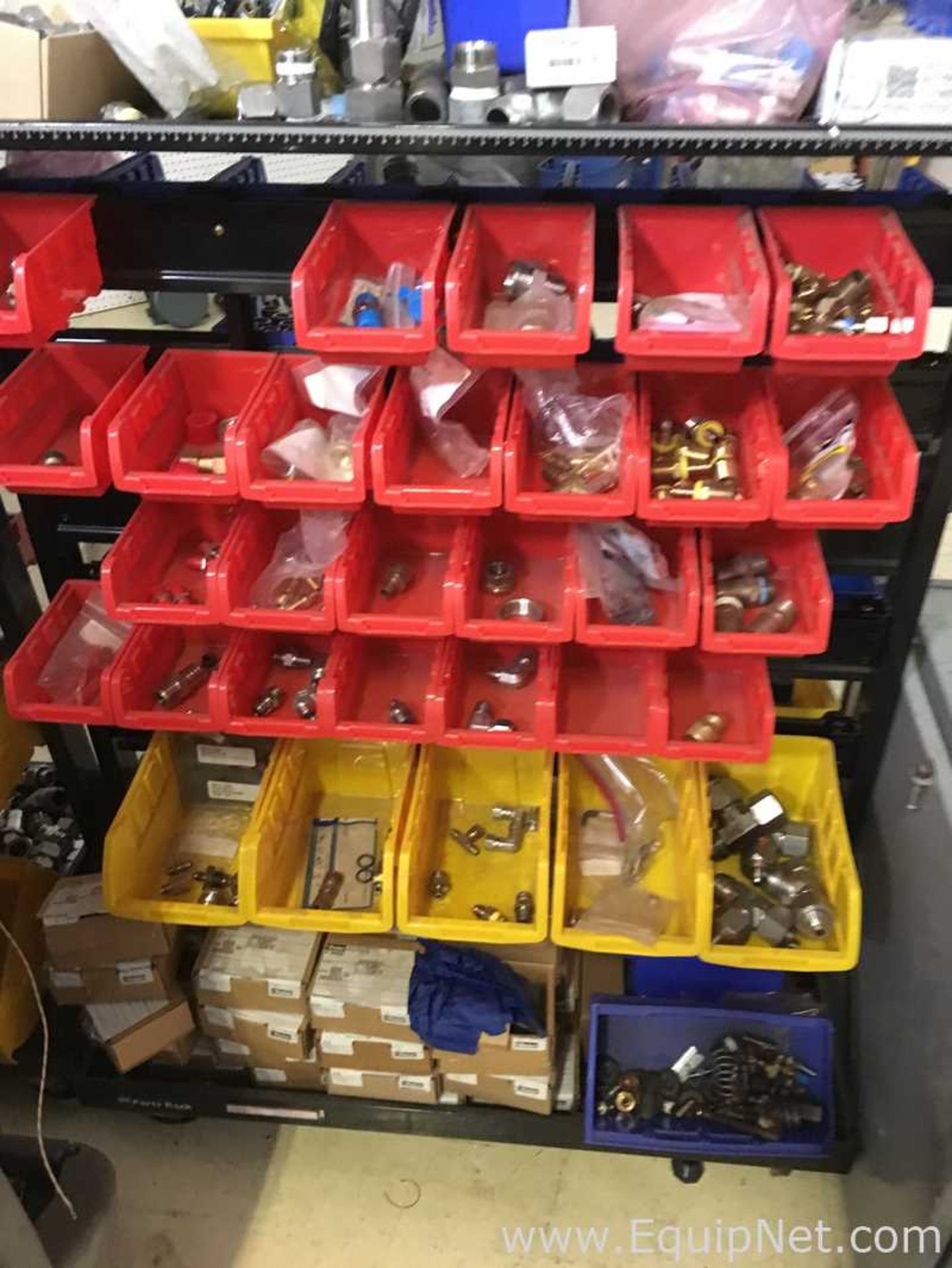 Large Lot of MRO Parts with Benches and Cabinets - Image 16 of 20