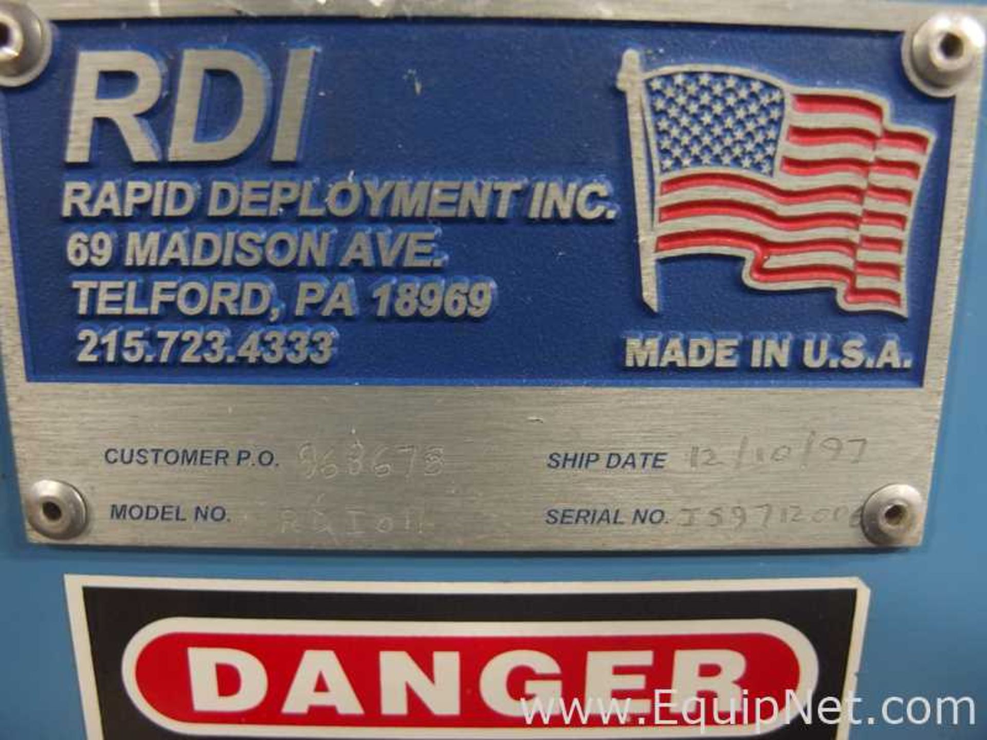 Lot of 16 Rapid Deployment RDI Series Bonding Presses - Image 138 of 303