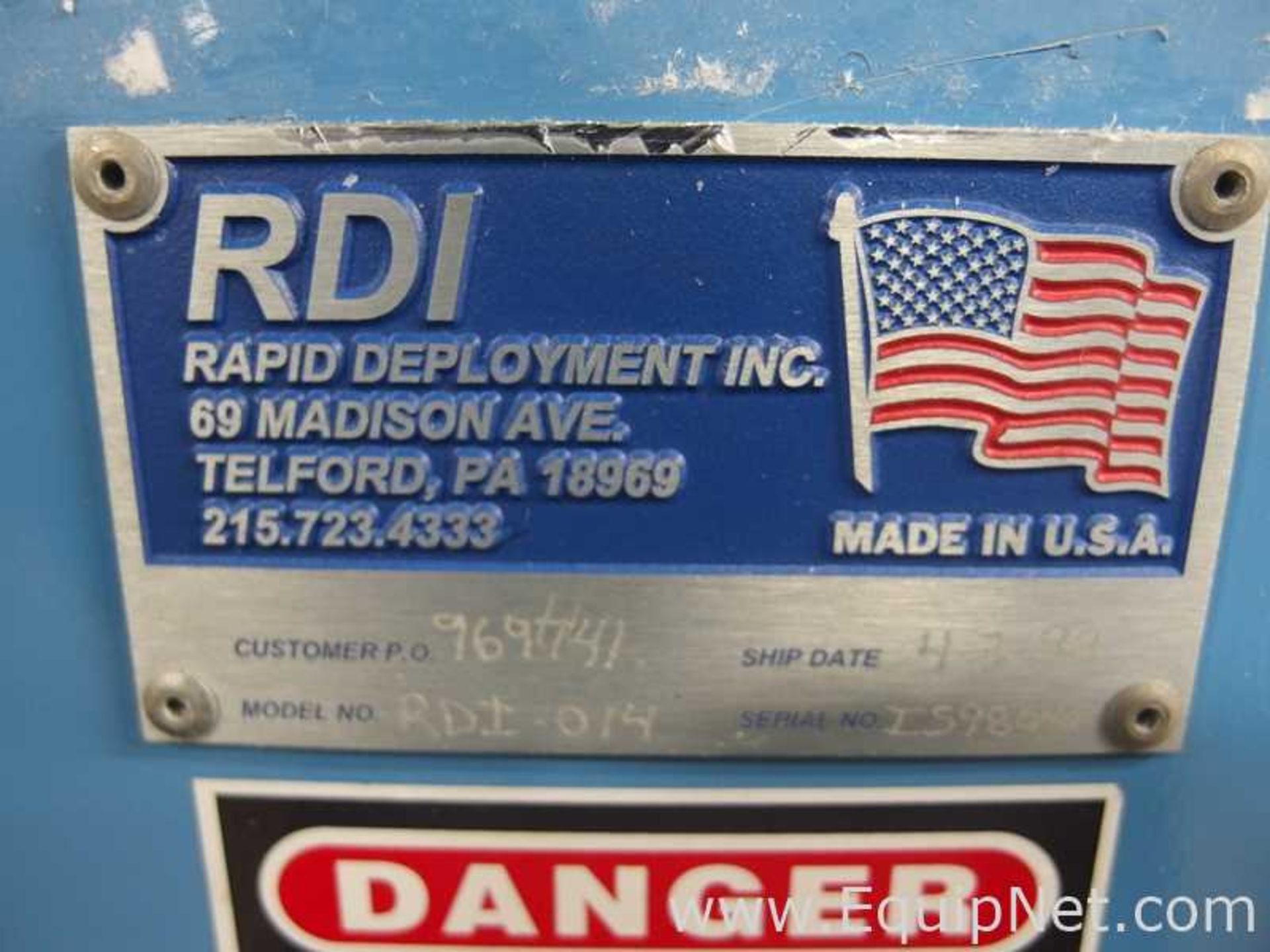Lot of 16 Rapid Deployment RDI Series Bonding Presses - Image 194 of 303