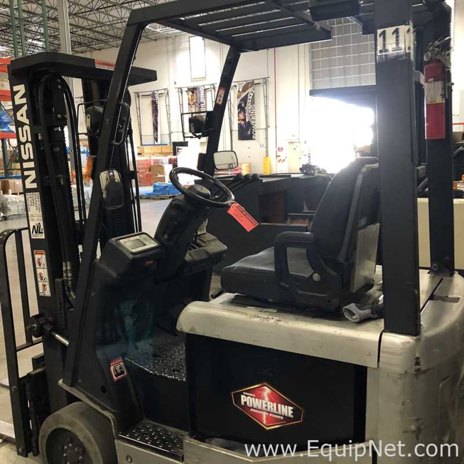 Nissan CK1B1L18S Electric 3500 Pound Fork Lift - Image 13 of 14