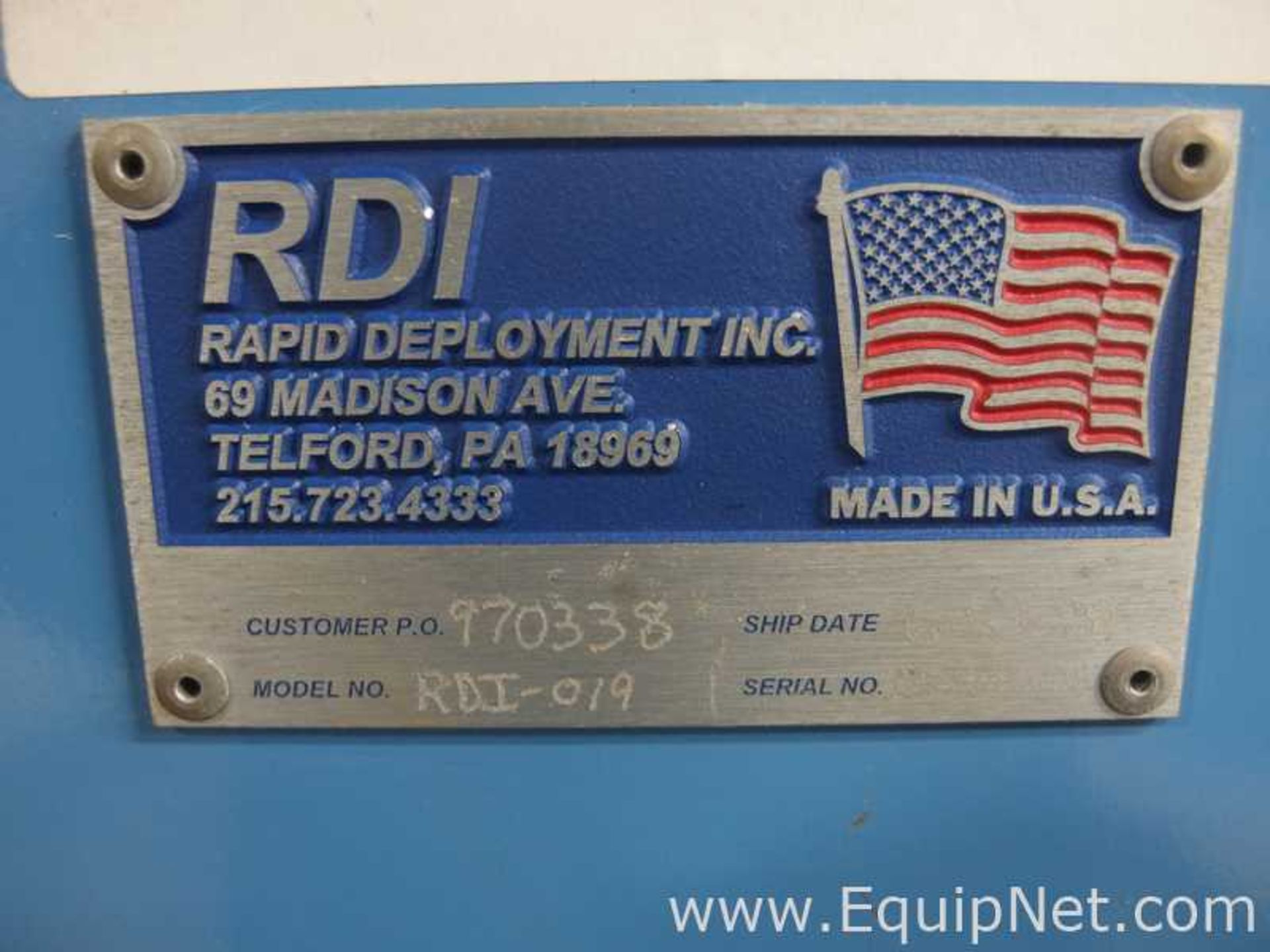 Lot of 16 Rapid Deployment RDI Series Bonding Presses - Image 222 of 303