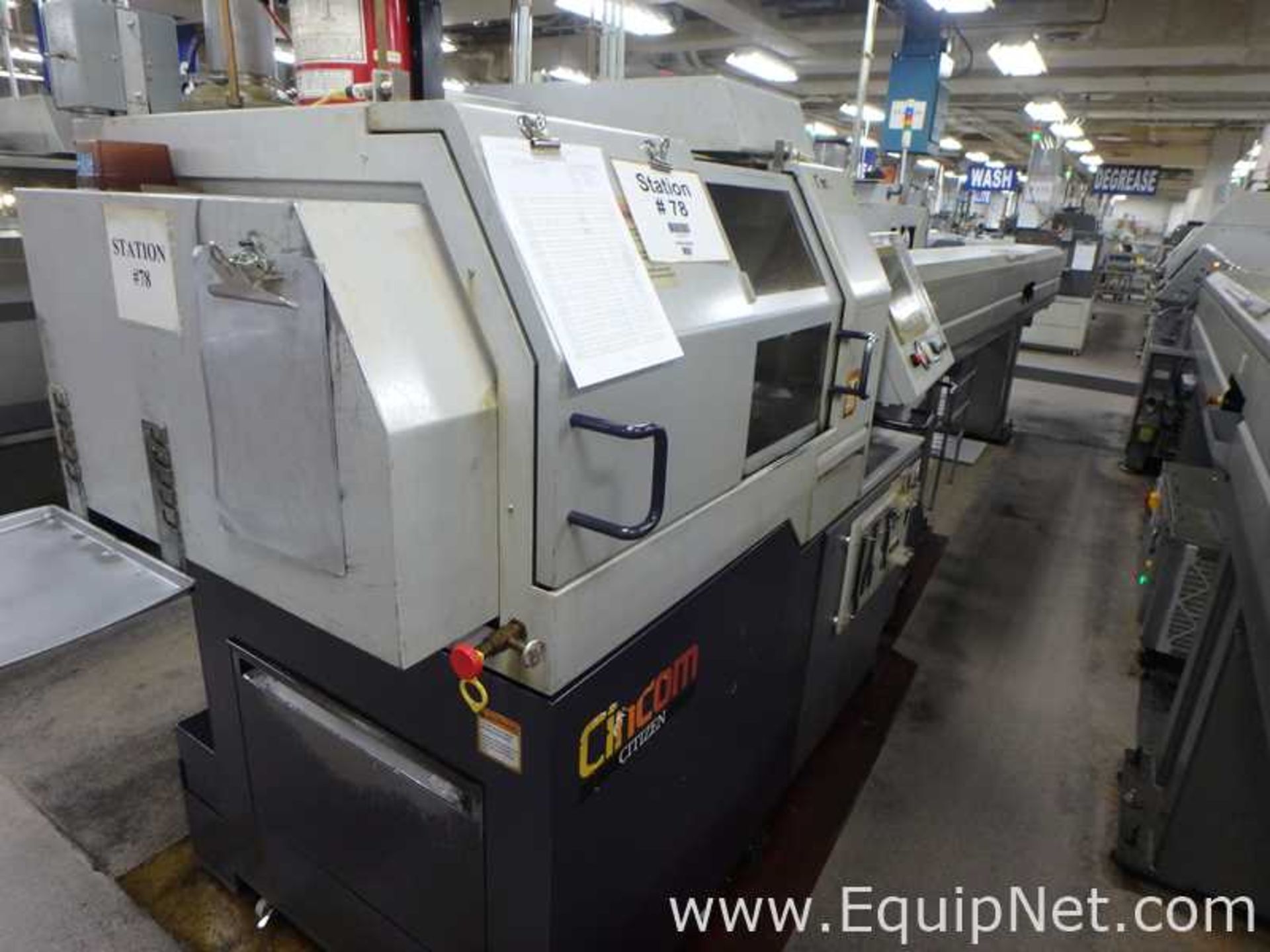 Lot of 2 Citizen L20 5M7 CNC machine modified to 16mm with Cool Blaster and Bar feeders - Image 33 of 50