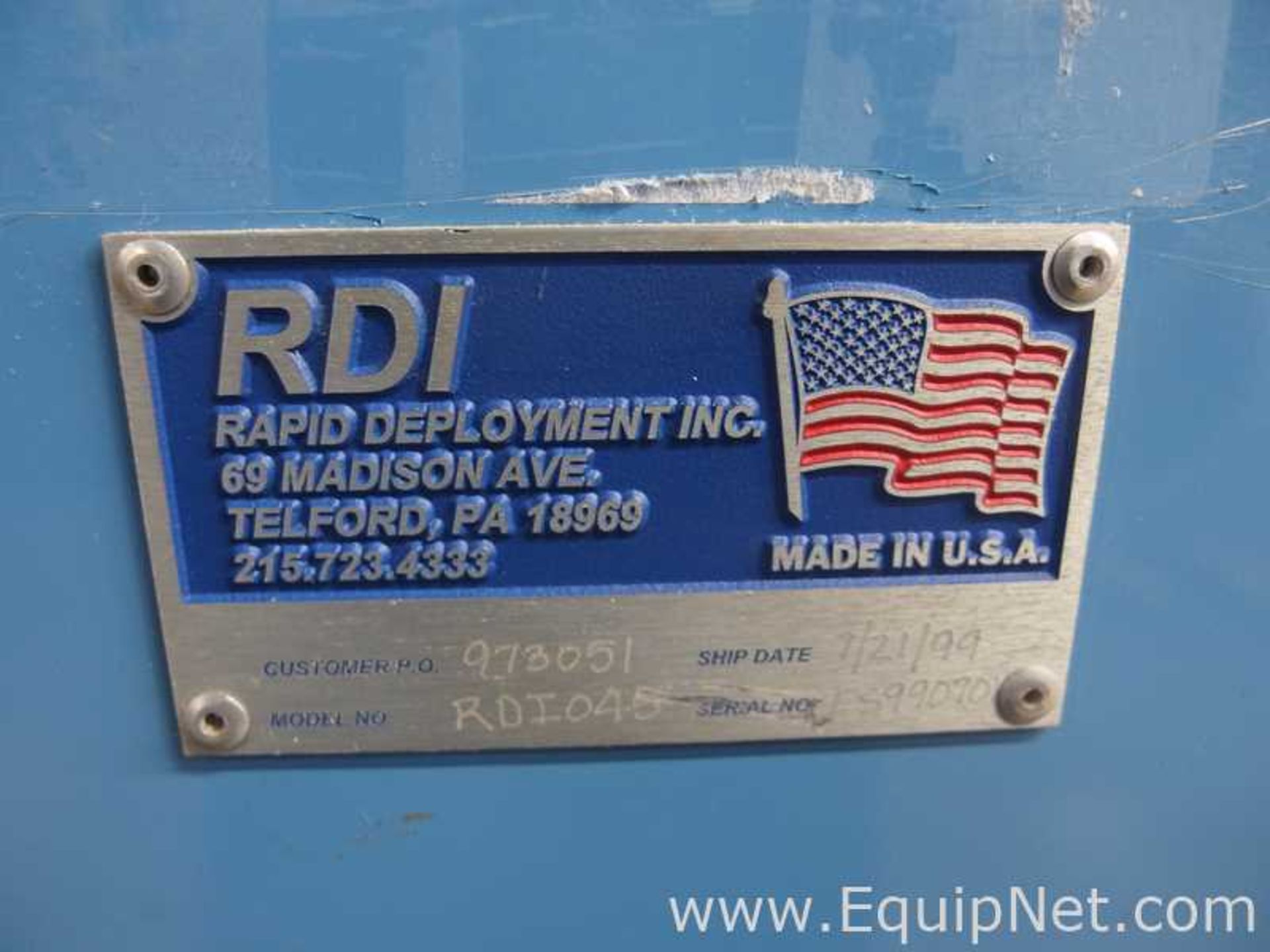 Lot of 16 Rapid Deployment RDI Series Bonding Presses - Image 276 of 303