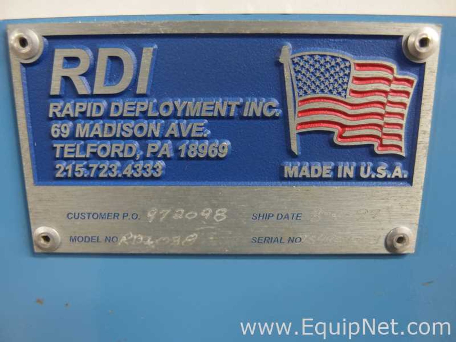 Lot of 16 Rapid Deployment RDI Series Bonding Presses - Image 251 of 303