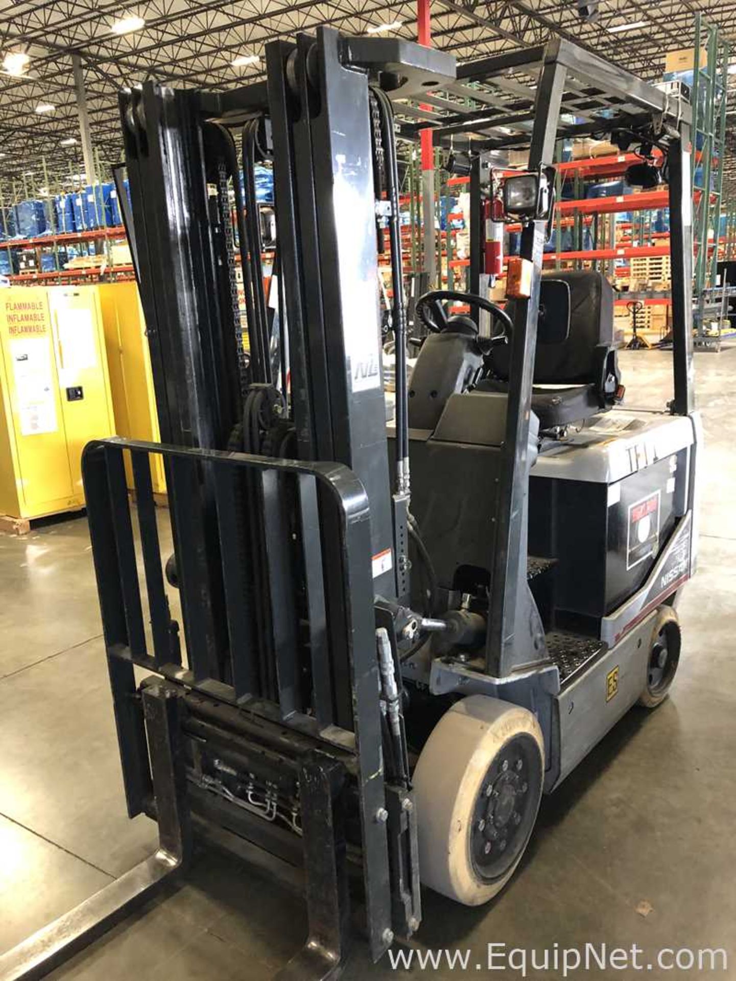 Nissan MCT1B2L25S Electric 5000 Pound Fork Lift - Image 2 of 16