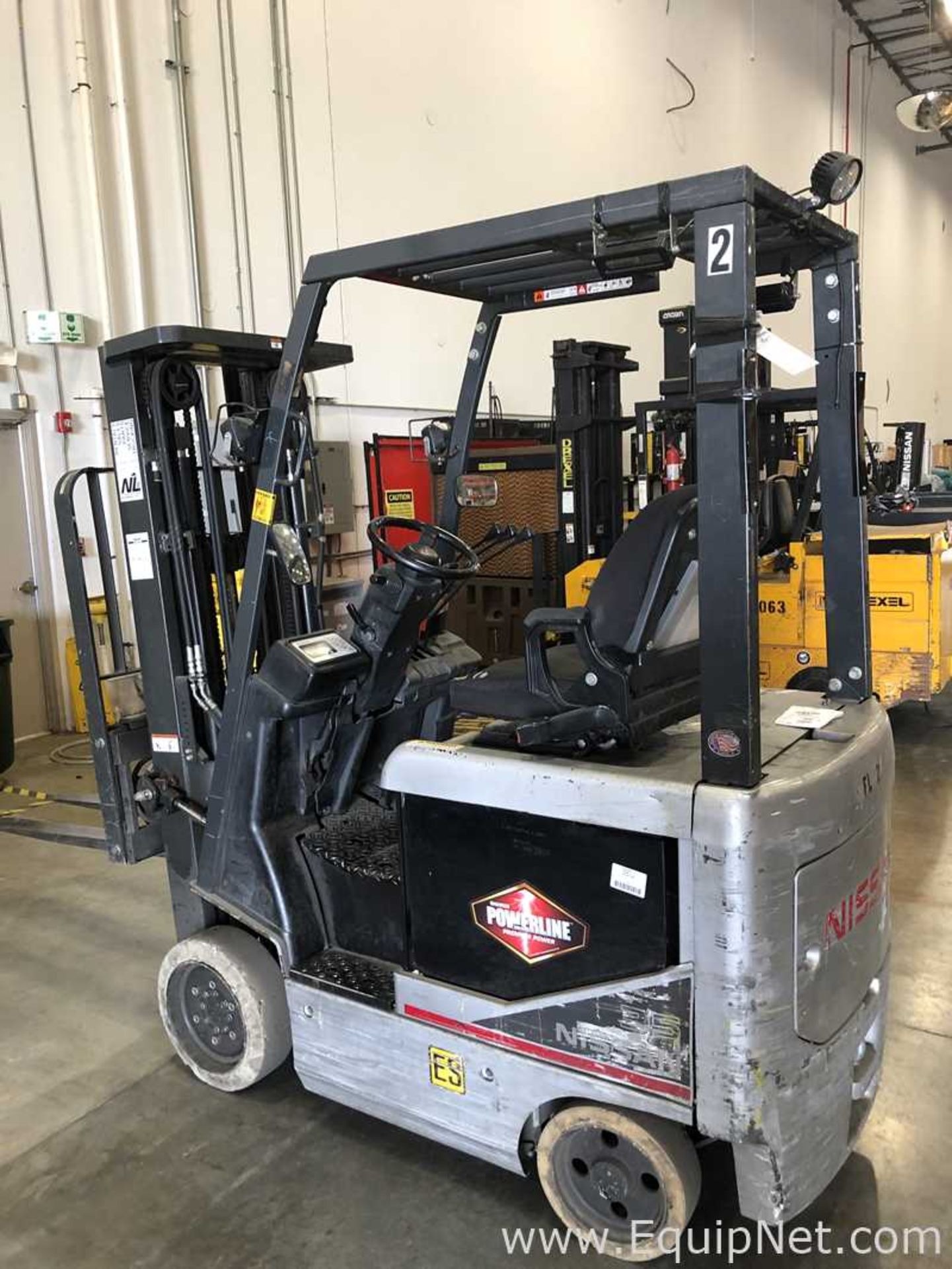 Nissan CK1B1L18S Electric 3500 Pound Fork Lift - Image 2 of 12