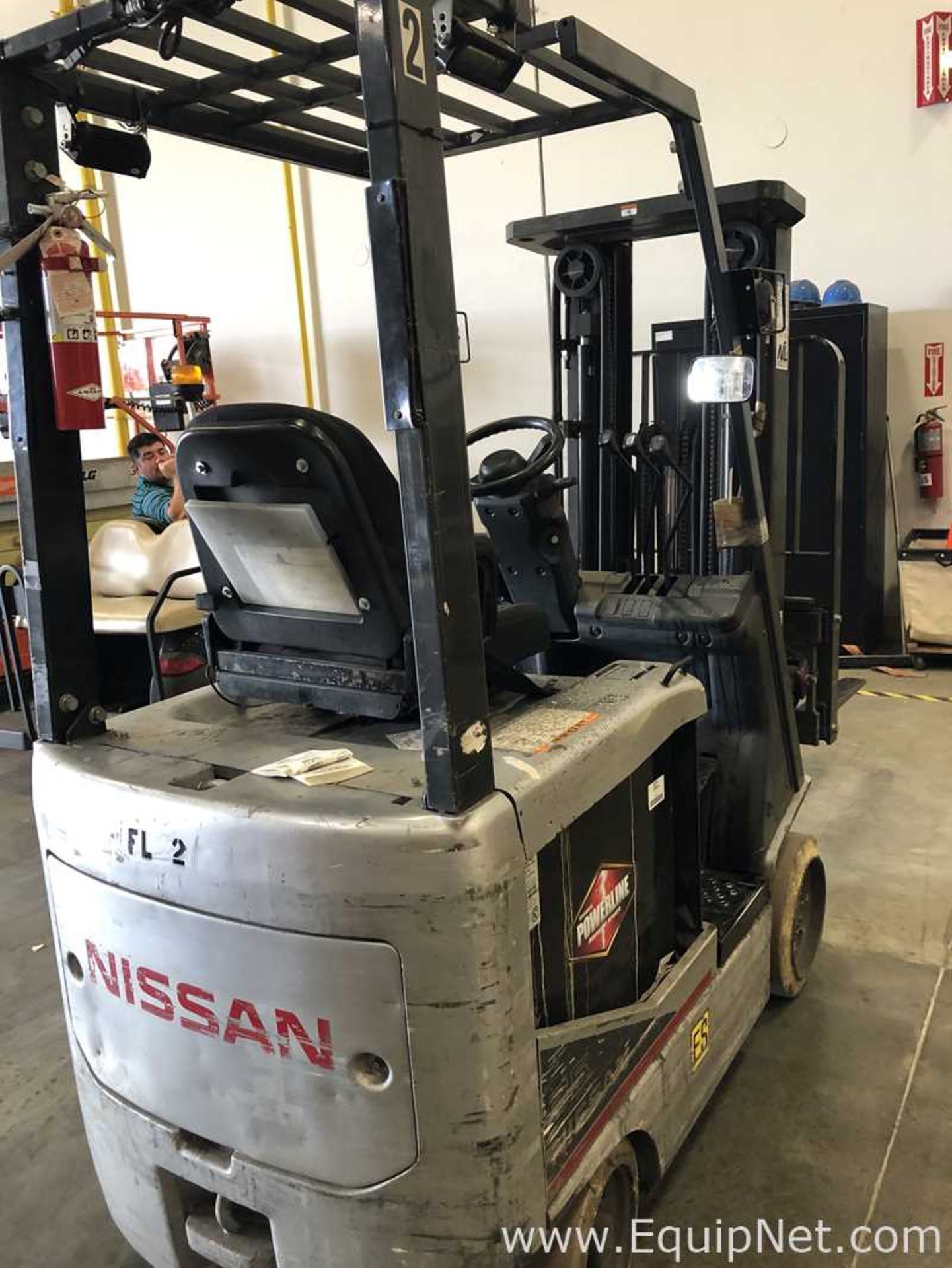 Nissan CK1B1L18S Electric 3500 Pound Fork Lift - Image 2 of 14