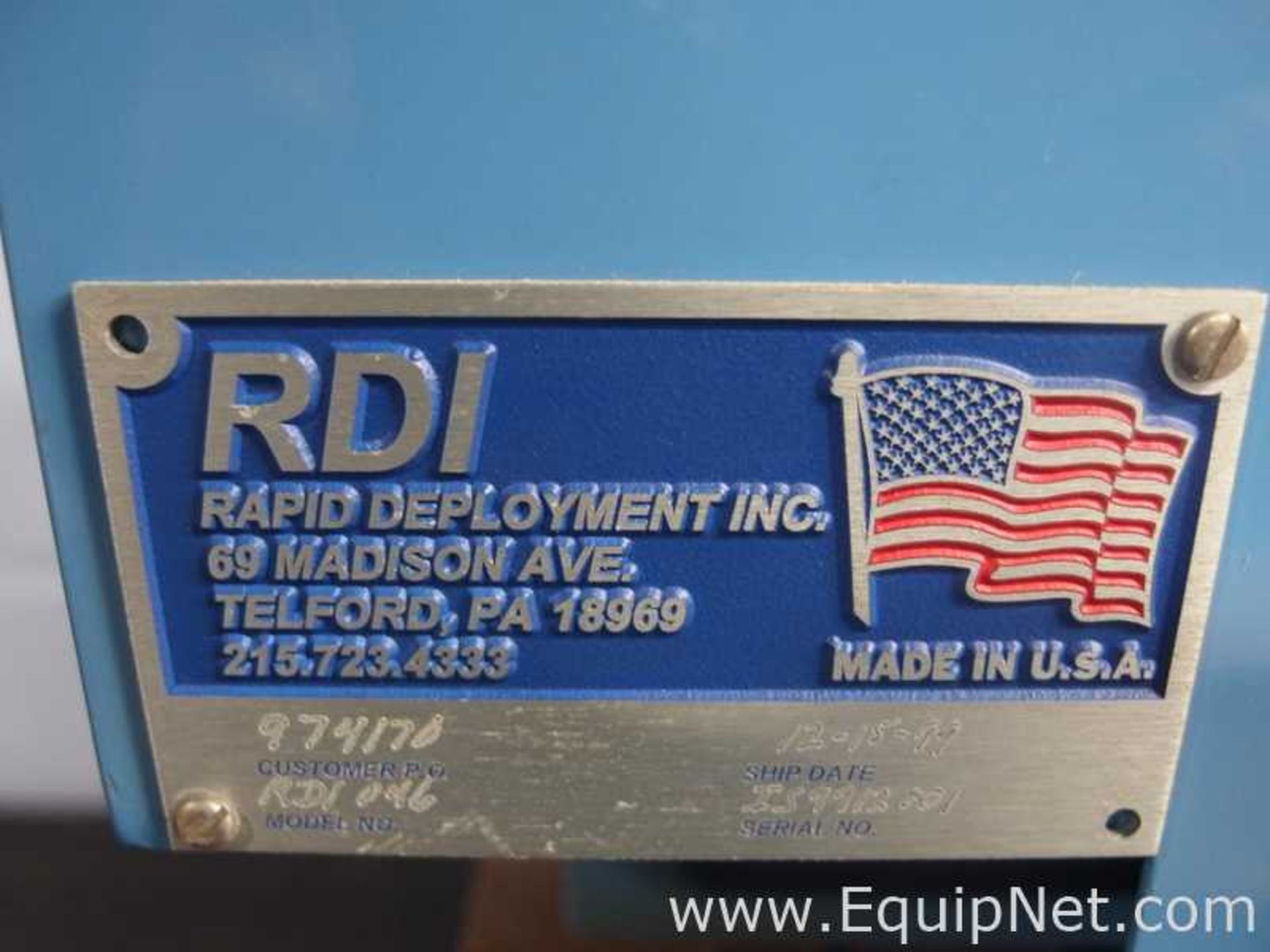 Lot of 16 Rapid Deployment RDI Series Bonding Presses - Image 303 of 303