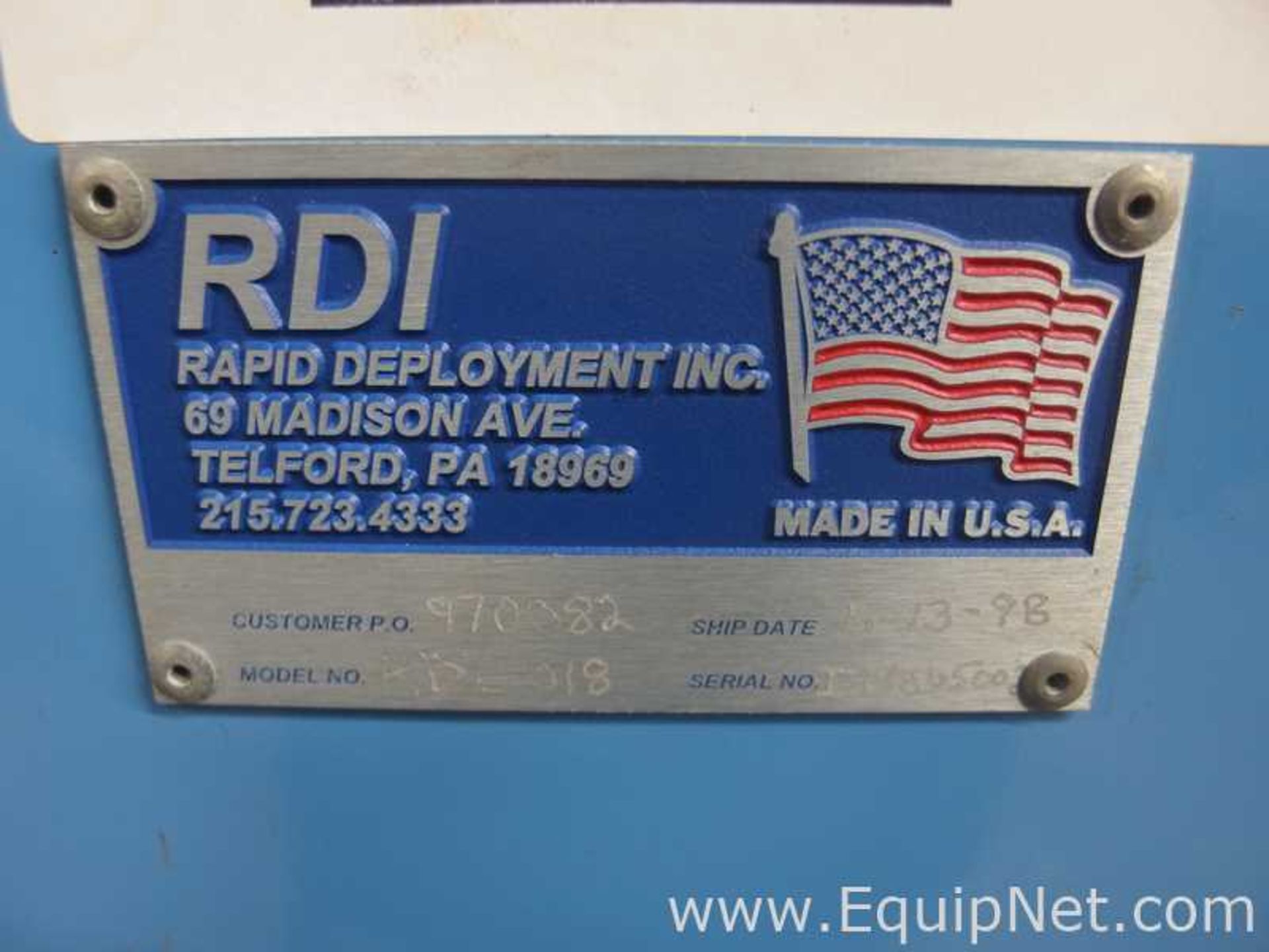 Lot of 16 Rapid Deployment RDI Series Bonding Presses - Image 211 of 303