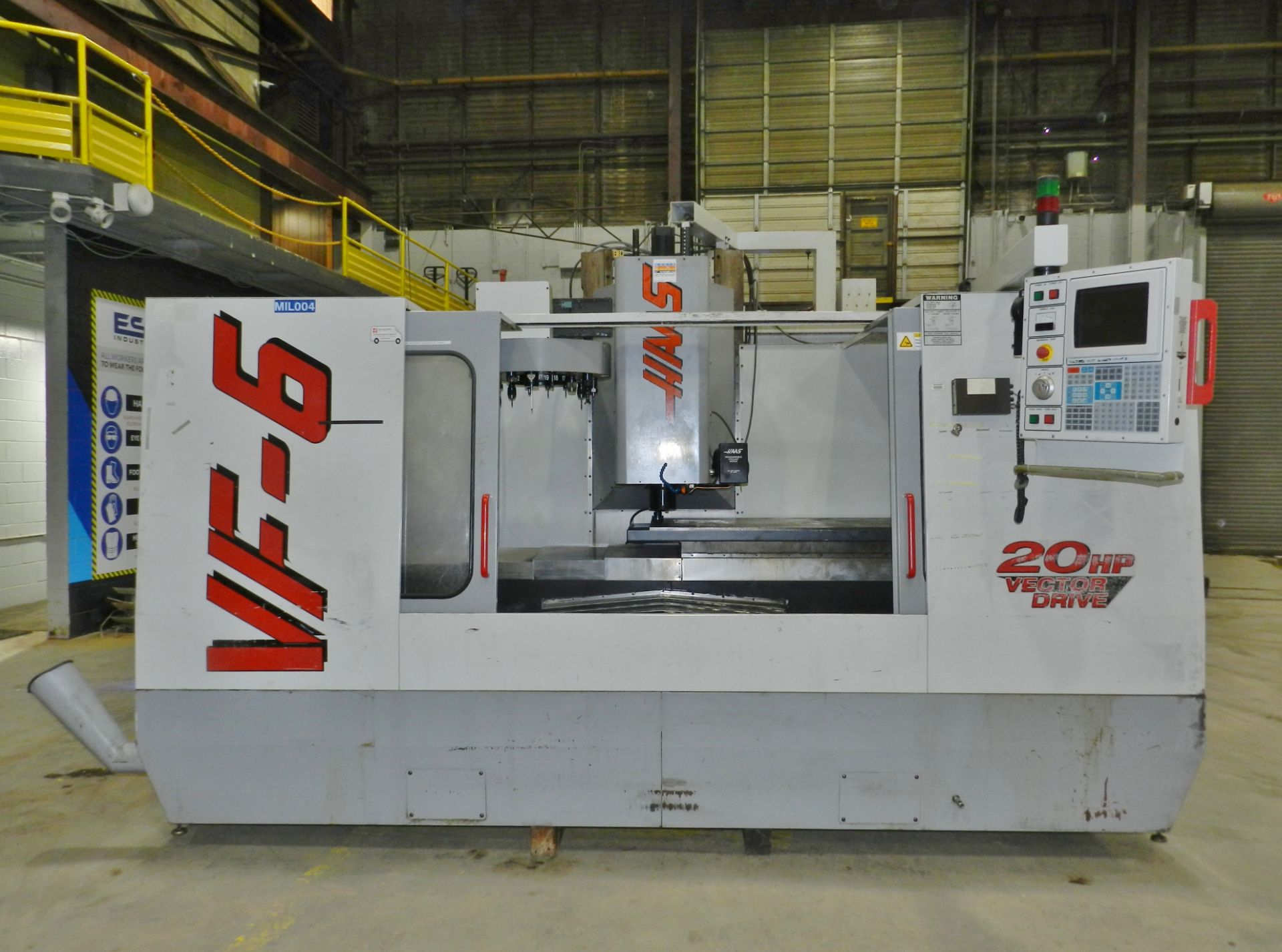 HAAS VF-6 CNC Vertical Machining Center, 7500RPM Spindle Renishaw Probe