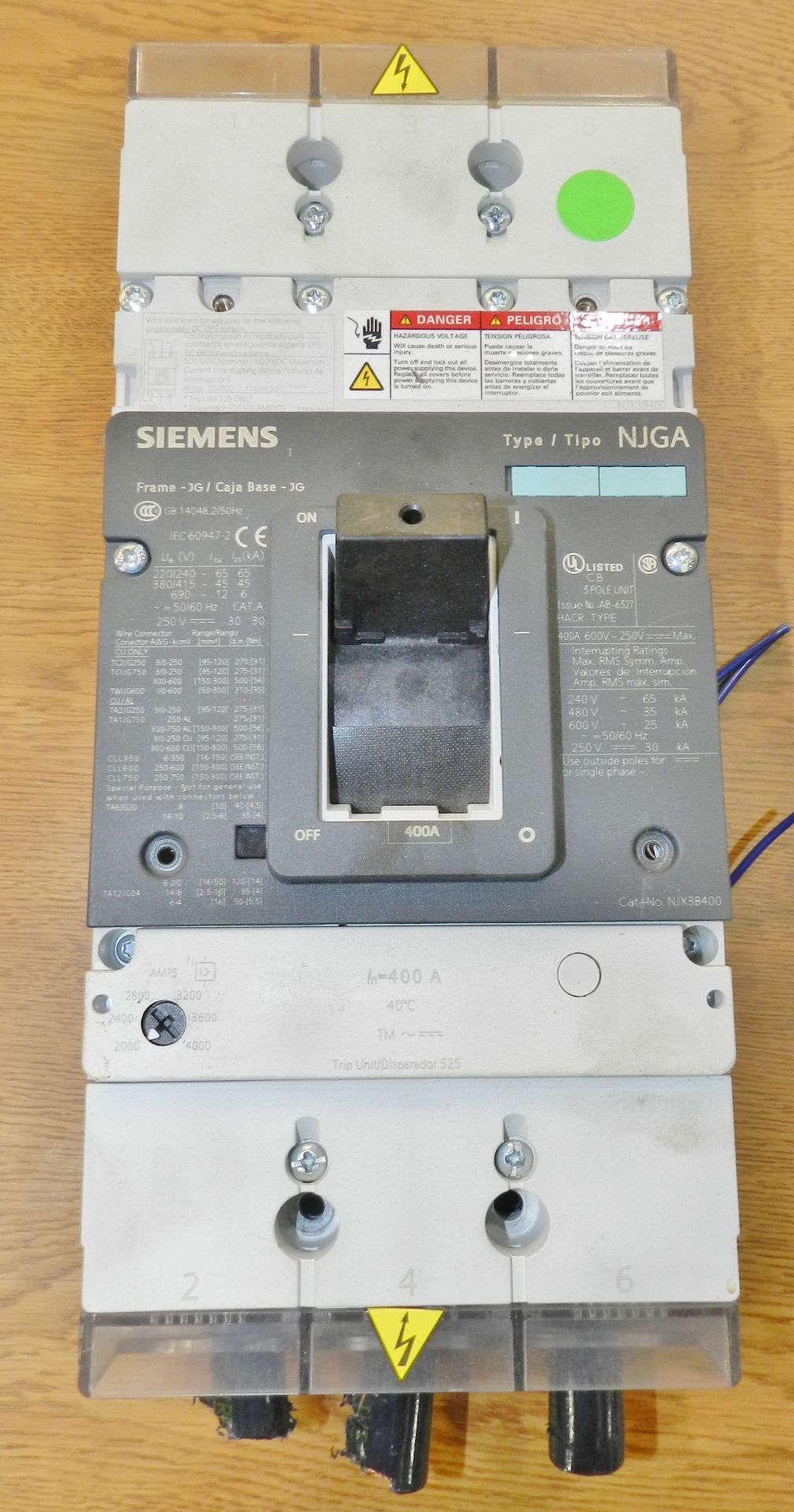 Lot of 10 Siemens Breakers (175A-800A) - Image 8 of 23