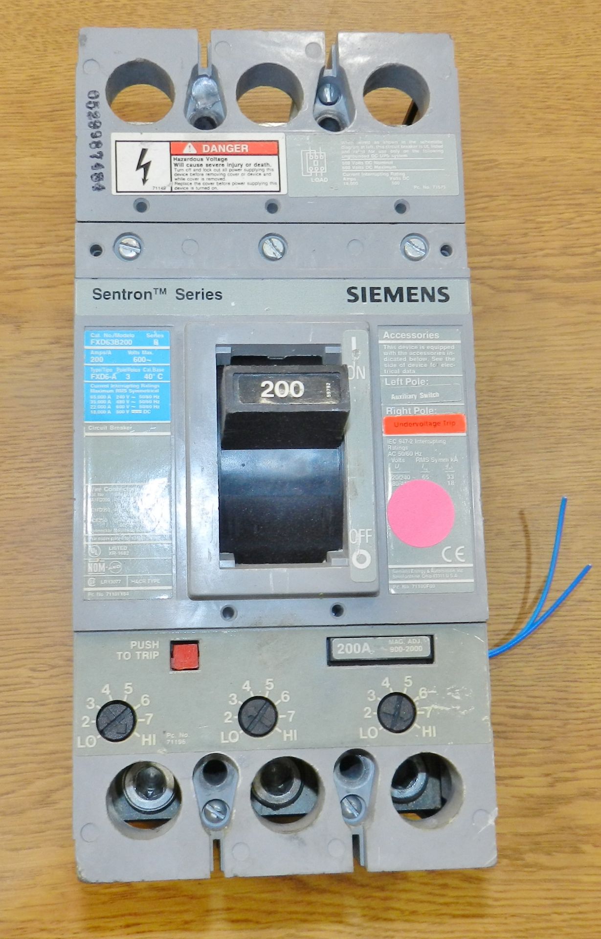 Lot of 10 Siemens Breakers (175A-800A) - Image 4 of 23